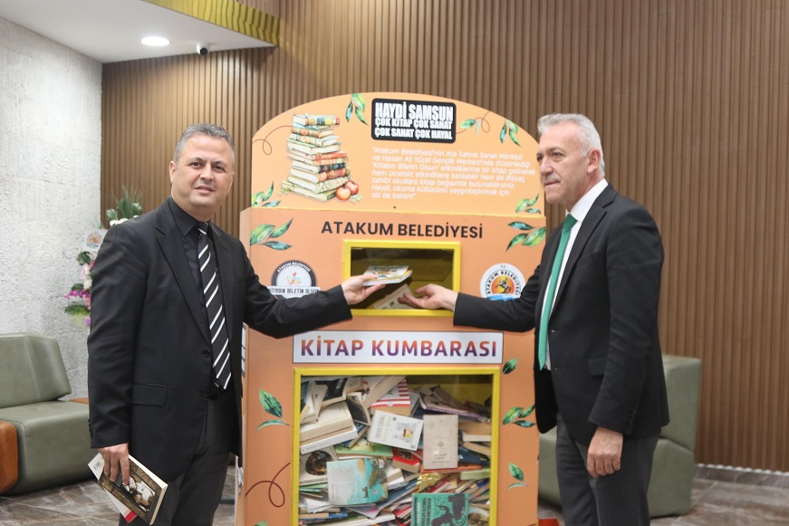 Atakum Belediyesi’nden ‘Kitabın Biletin Olsun’ Kampanyası (2)