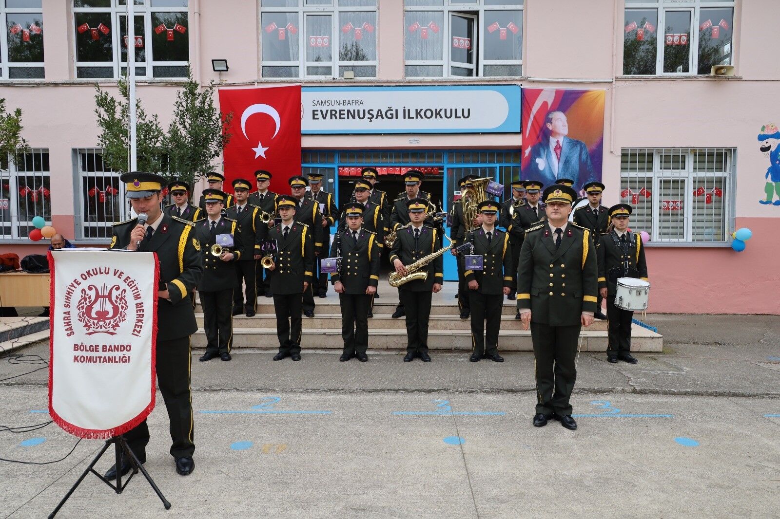 Bafra'da Askeri Bandodan Öğrencilere Özel Konser (6)