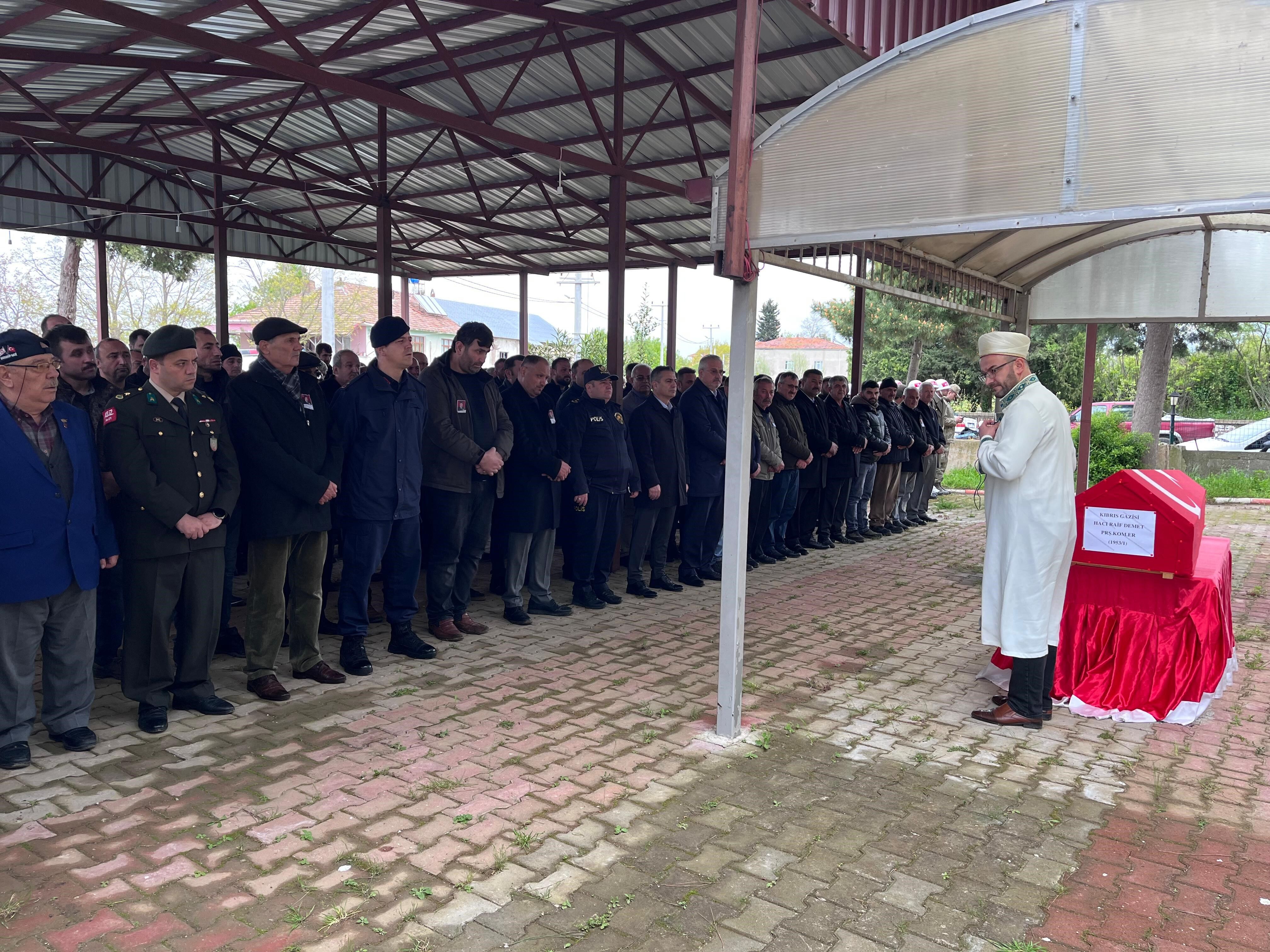 Bafra'da Kıbrıs Gazisine Son Görev2