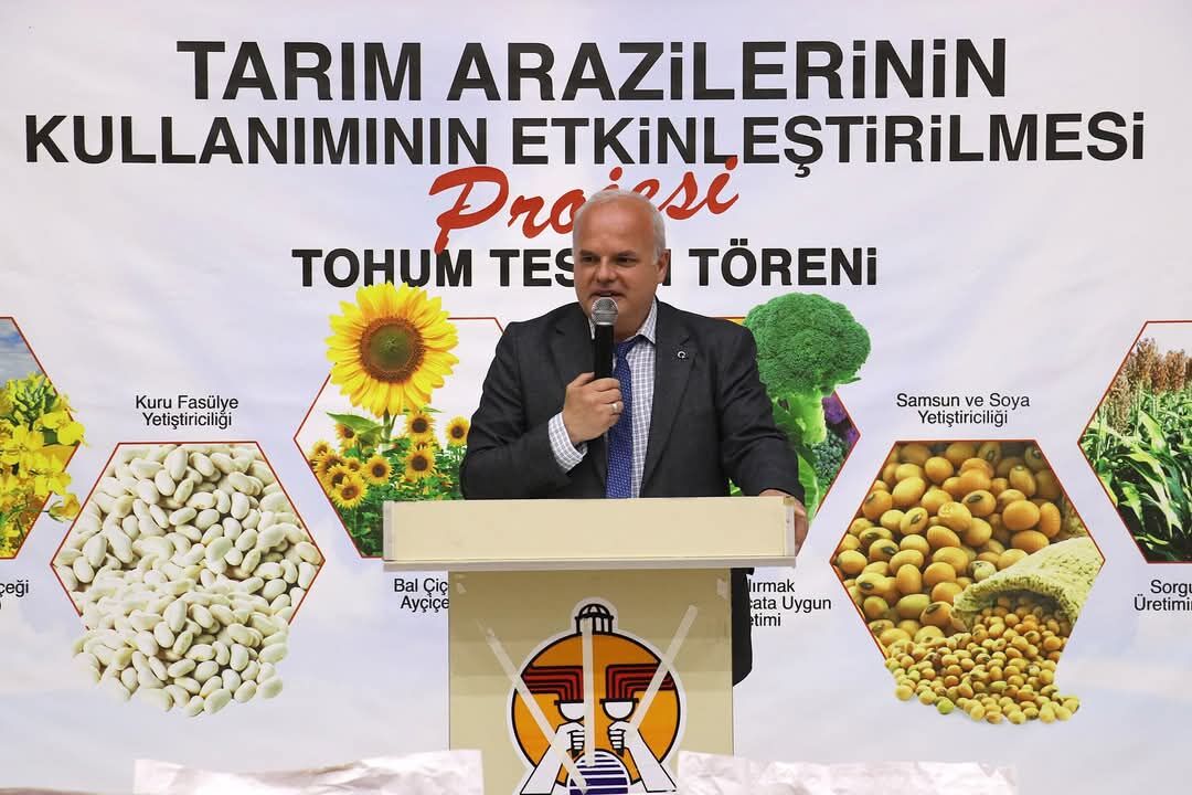 Havzada Üreti̇ci̇ye Yağlik Ayçi̇çeği̇ Tohumu Dağitildi (2)