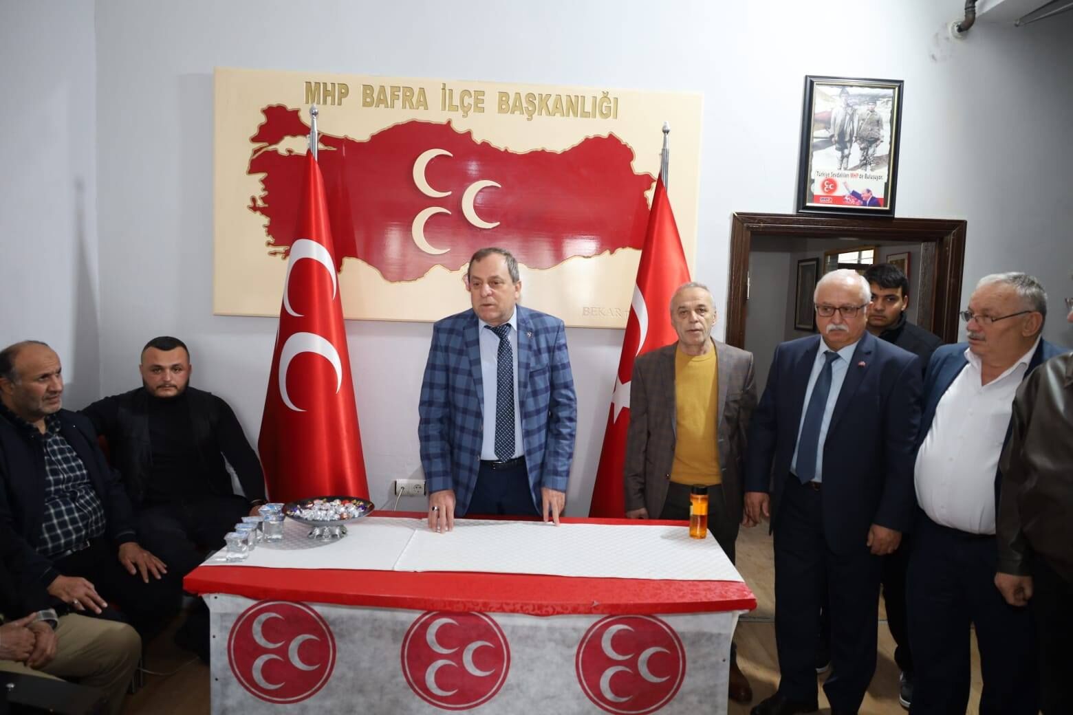Mhp Bafra'da Bayramlaşma Programı Düzenledi (1)