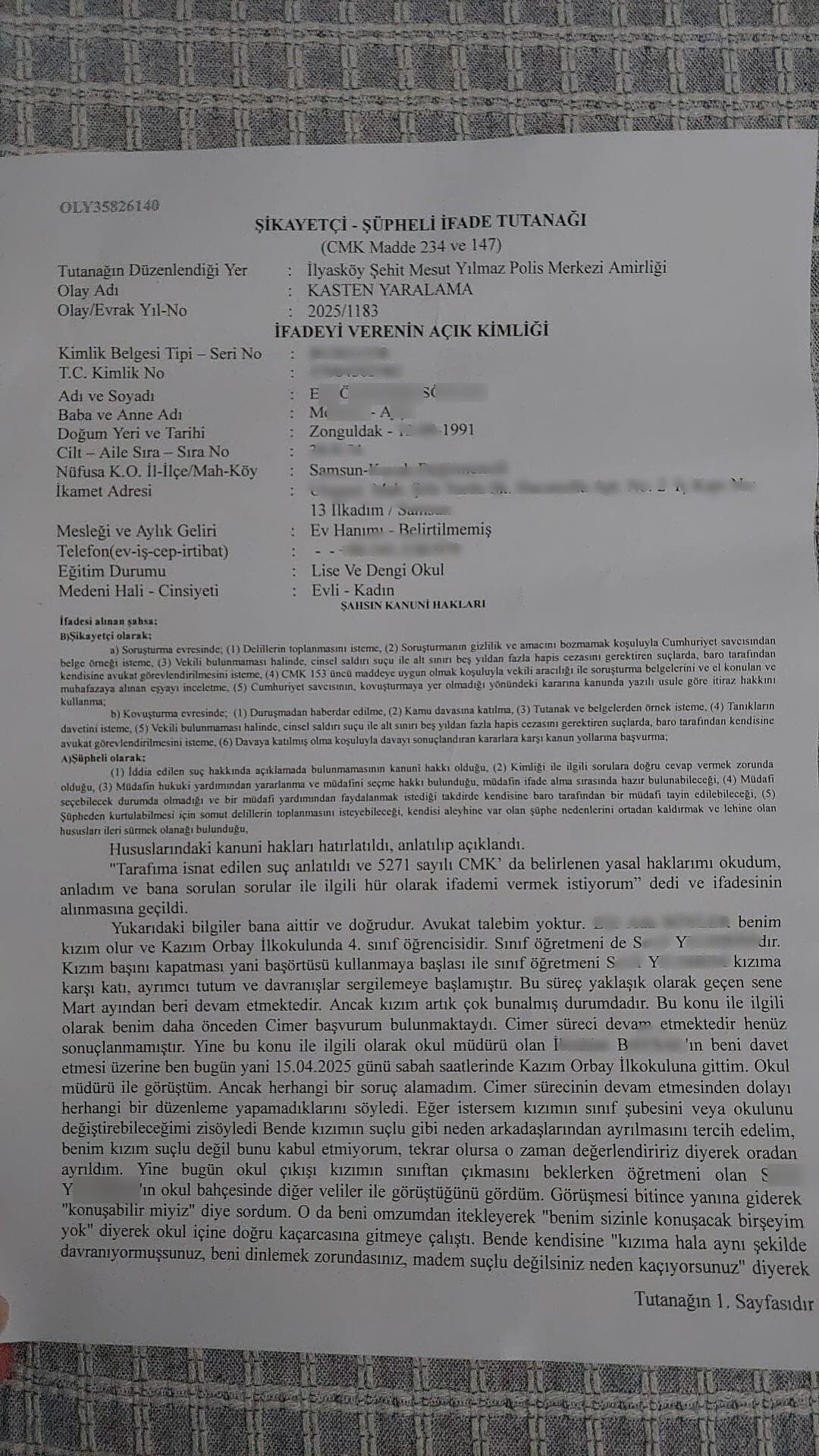 Öğretmenden Öğrenciye 'Başörtüsü Mobbingi' Iddiası (5)