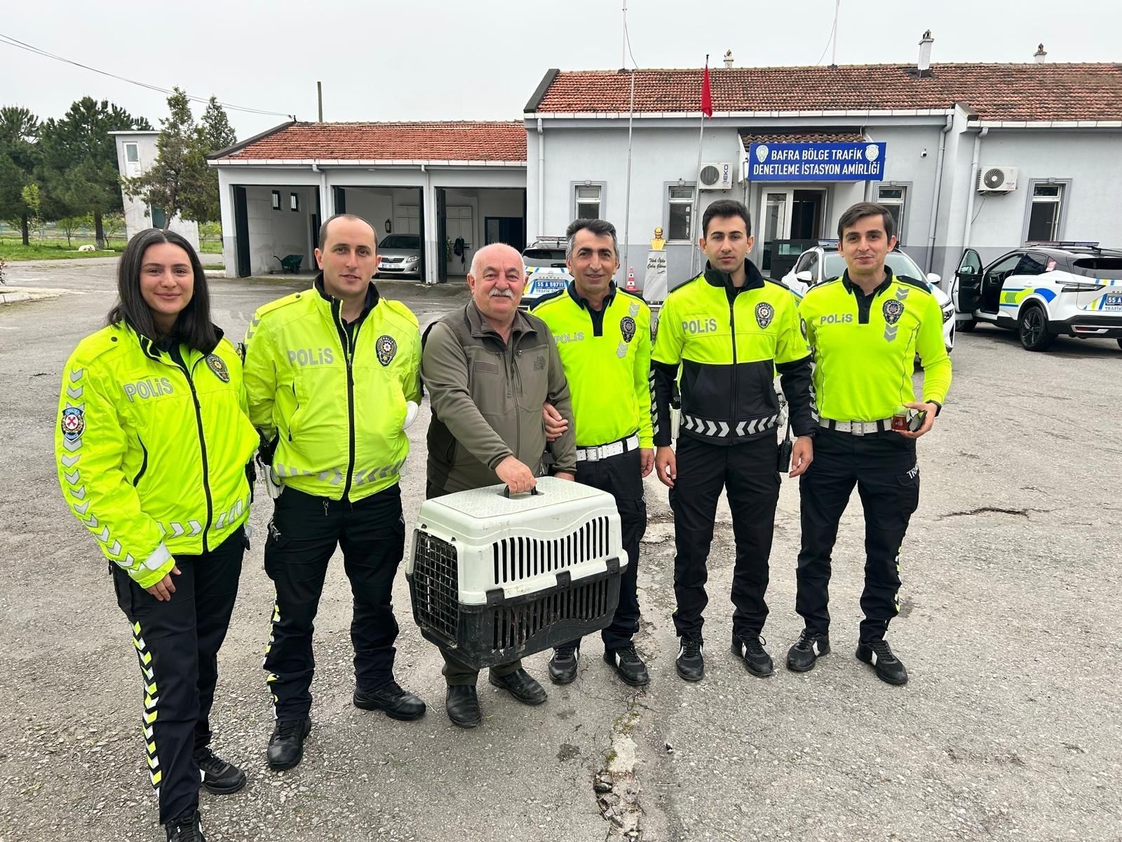 Polisin Bulduğu Yaralı Halde Bulduğu Doğan Koruma Altına Alındı