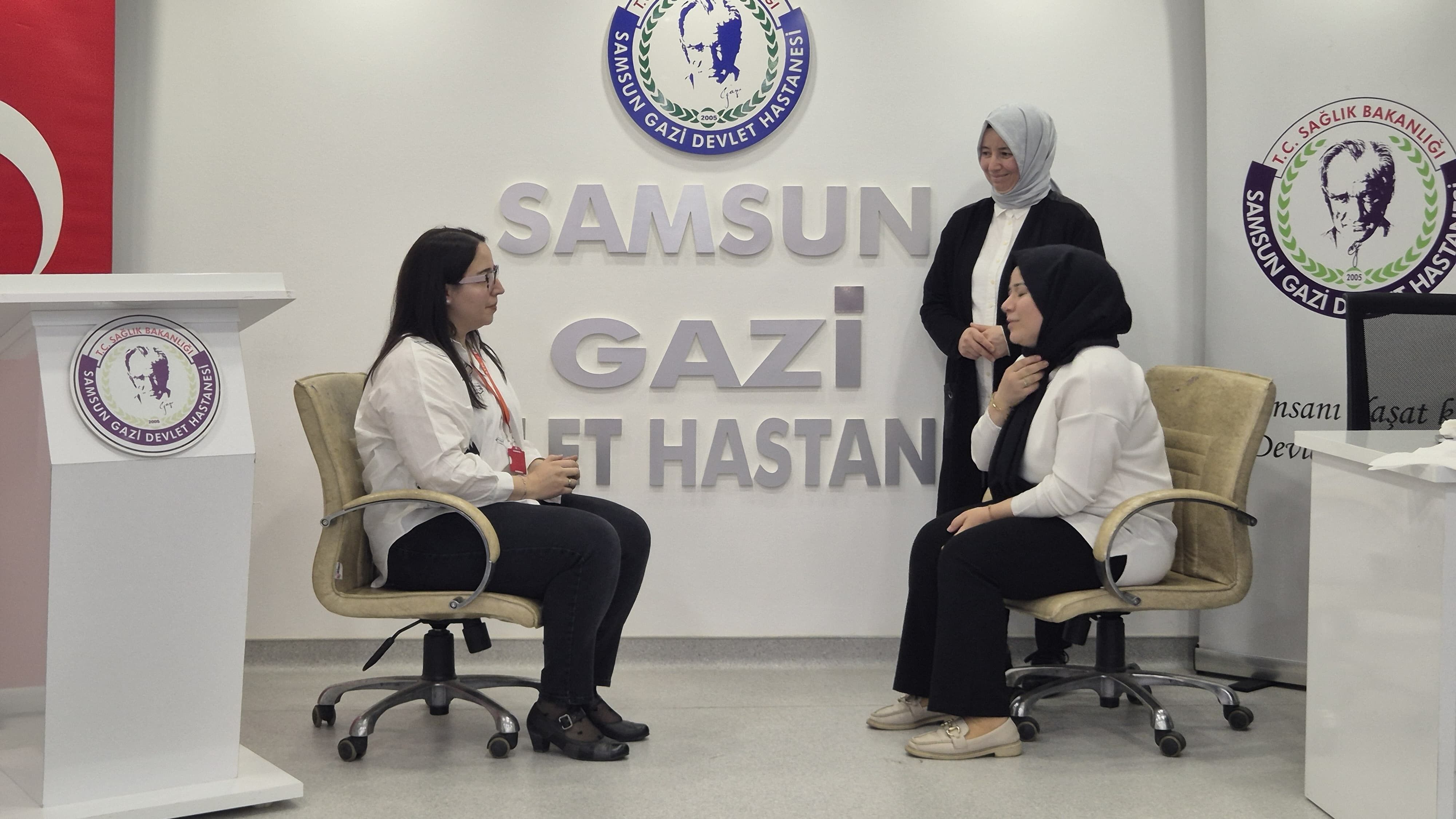 Samsun Gazi Devlet Hastanesi Personeline Işaret Dili Eğitimi (5)