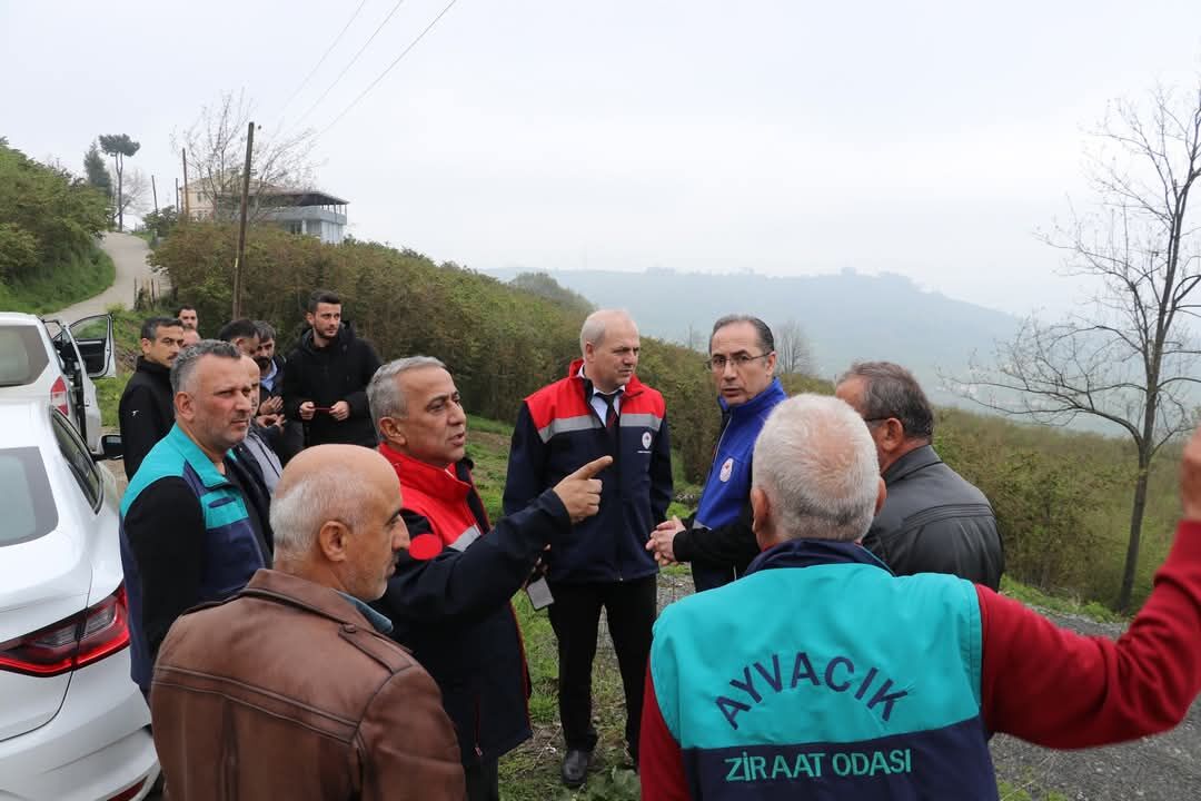 Samsun İl Tarım Müdürü Sağlam’dan Zirai Don İncelemesi (6)