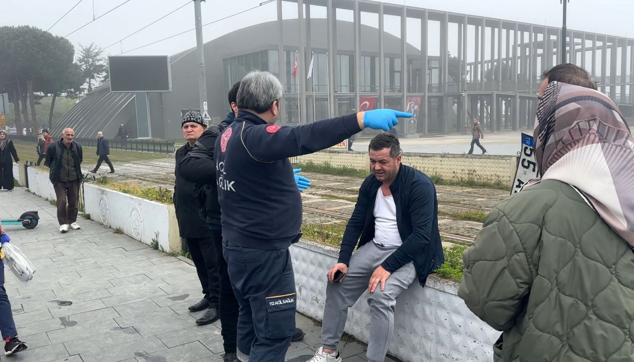 Samsun’da Hafif Ticari Araç Ile Otomobil Çarpıştı 2 Yaralı (1)