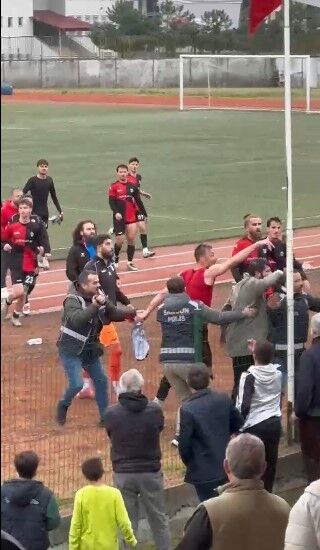 Termespor – Genç Bafraspor Maçında Kavga2