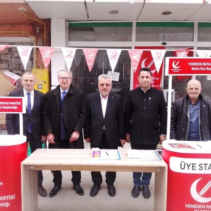 Yeniden Refah Partisi Bafra İlçe Teşkilatı Üye Kayıt Çalışması Gerçekleştirdi (4)