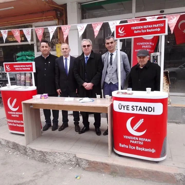 Yeniden Refah Partisi Bafra İlçe Teşkilatı Üye Kayıt Çalışması Gerçekleştirdi (6)