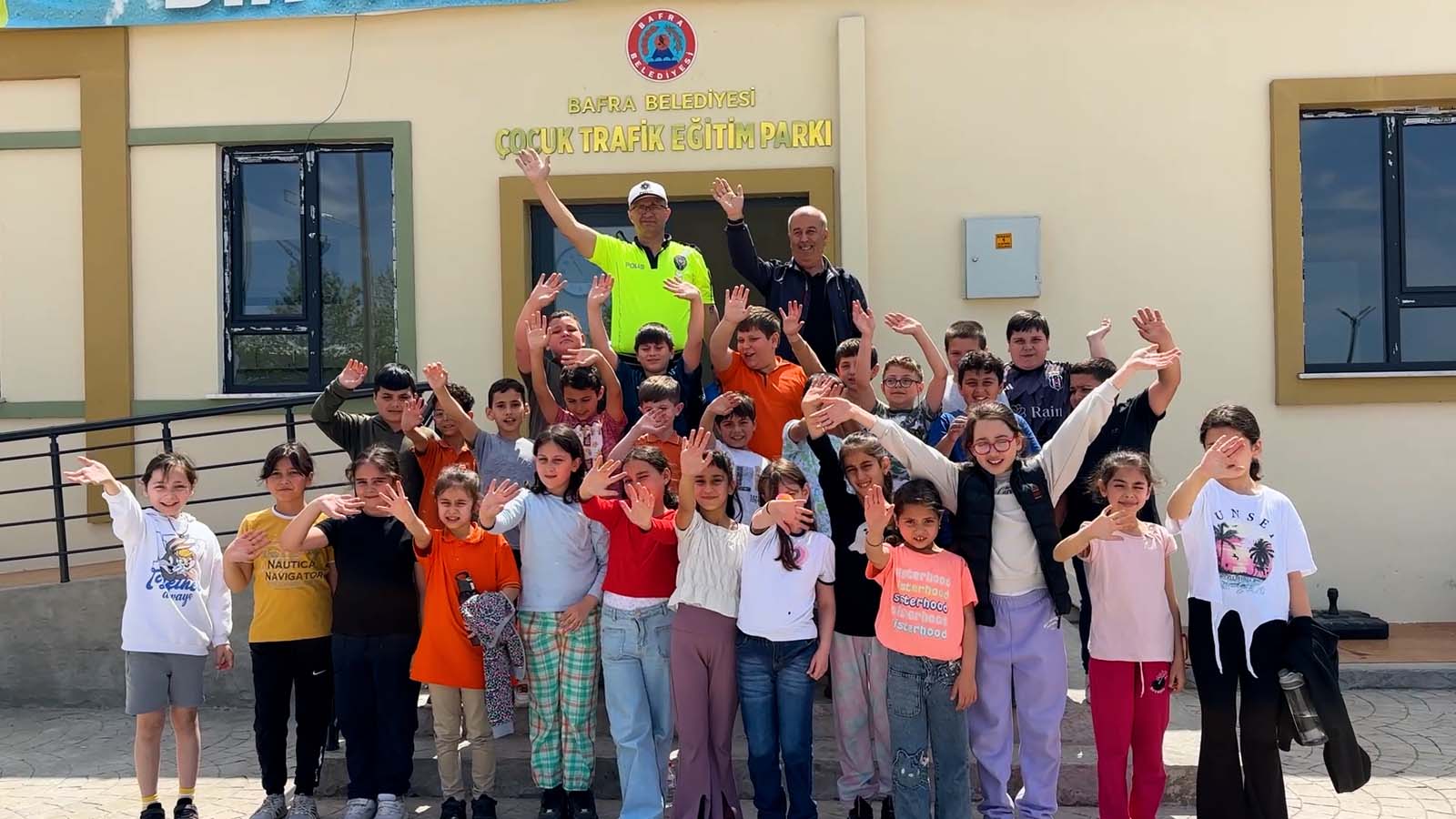 Bafra'da Çocuk Trafik Eğitim Parkı, Miniklere Kapılarını Açtı (1)