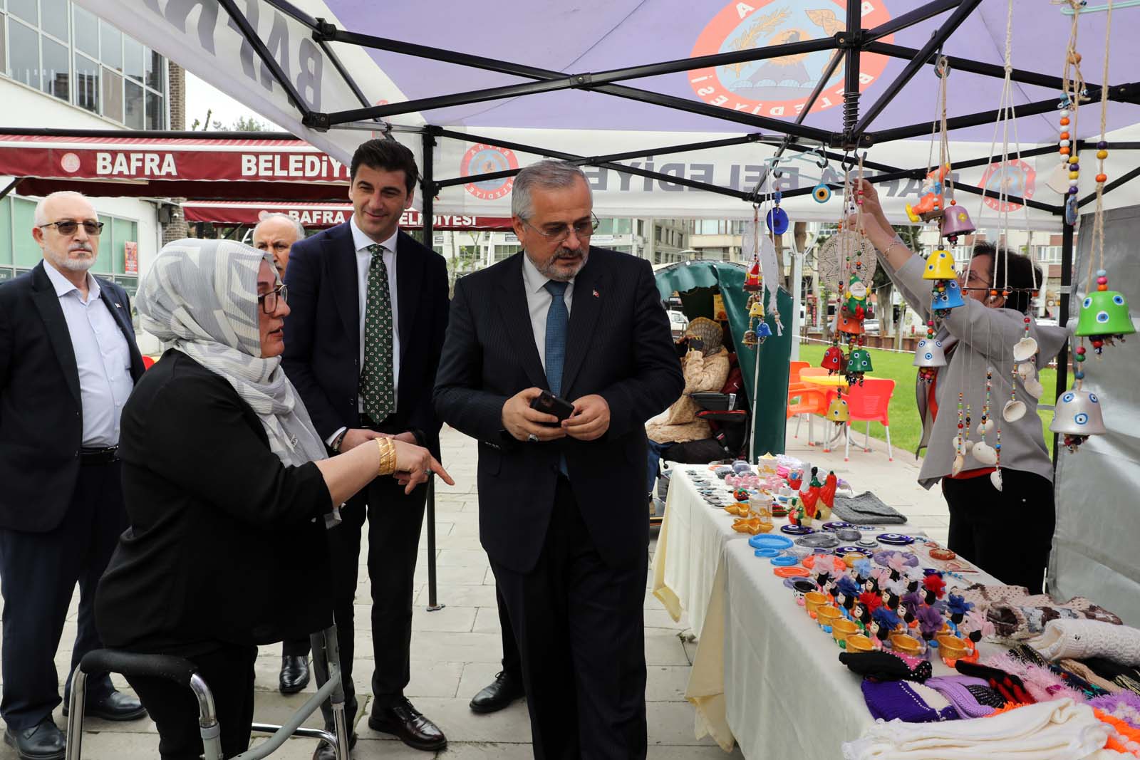 Bafra’da Engelsiz Emekler El Sanatları Sergisi Açıldı (2)