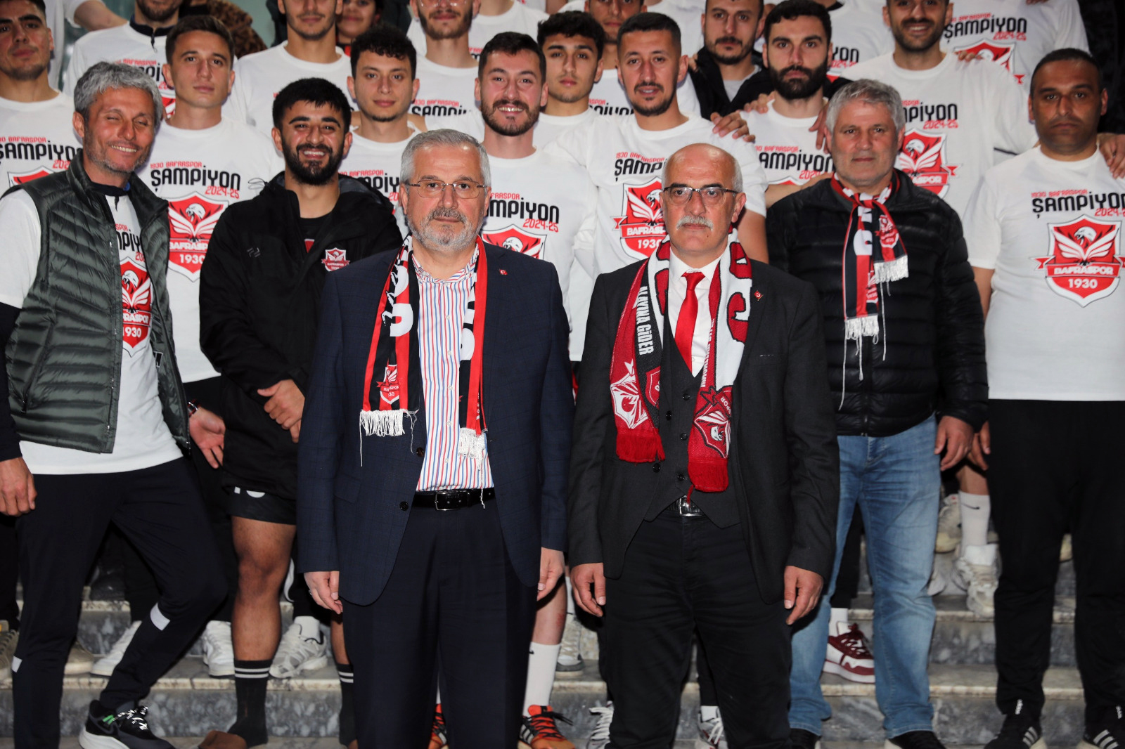 Bafraspor'a Bafra Belediyesi'nde Coşkulu Karşılama (5)