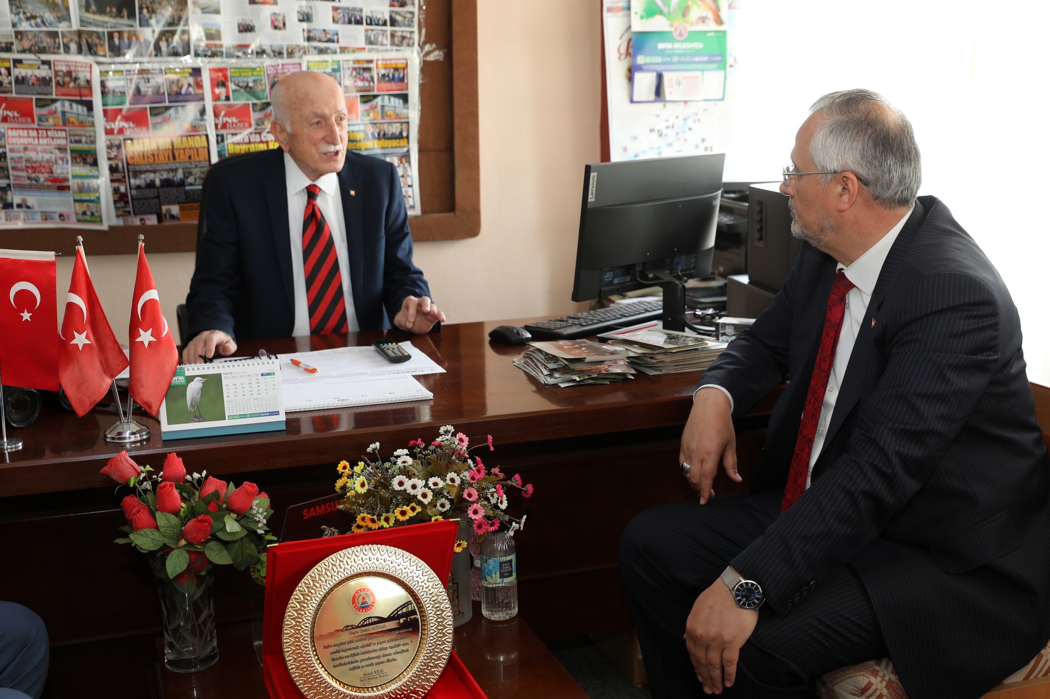 Başkan Kılıç’tan,  Hasan Davran’a Vefa Ziyareti (6)