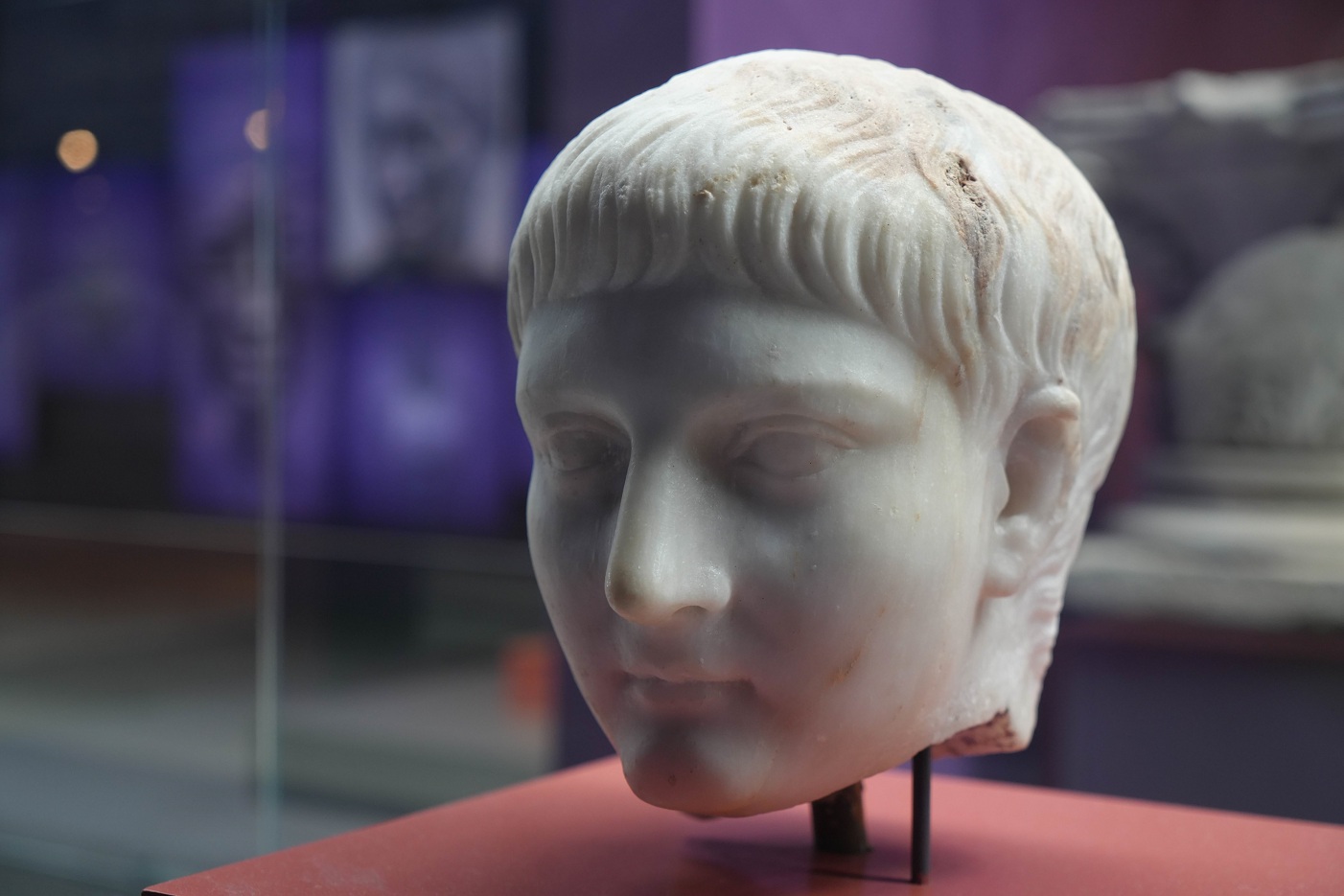 Germanicus’un Mermer Heykel Başı Samsun’da Sergileniyor (2)