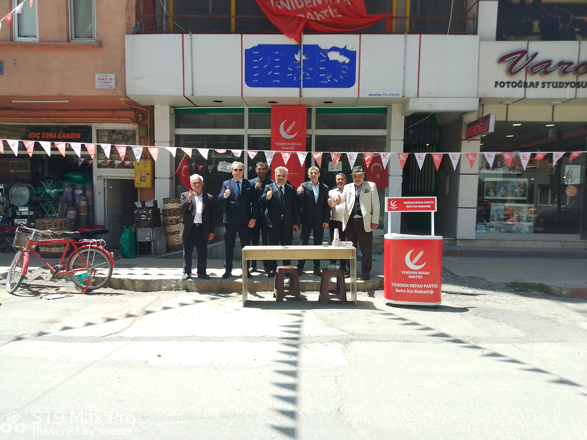 Yeniden Refah Partisi Bafra’da Stand Çalışması Gerçekleştirdi (6)