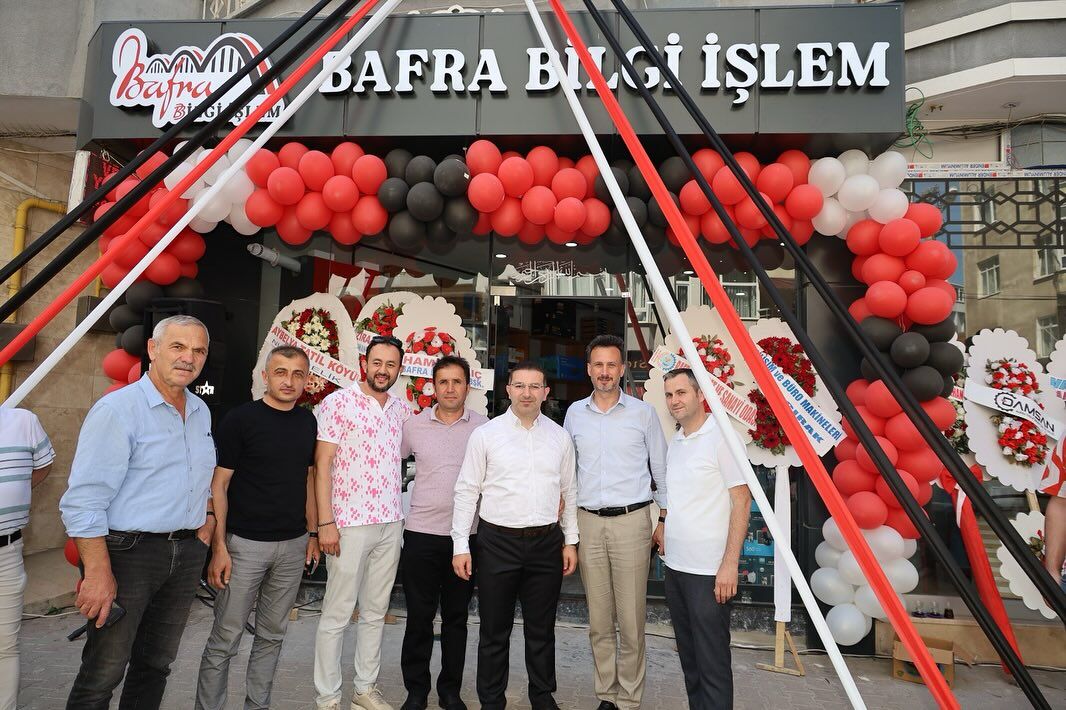 ''Bafra Bilgi İşlem'' İşyeri Hizmete Açıldı (11)
