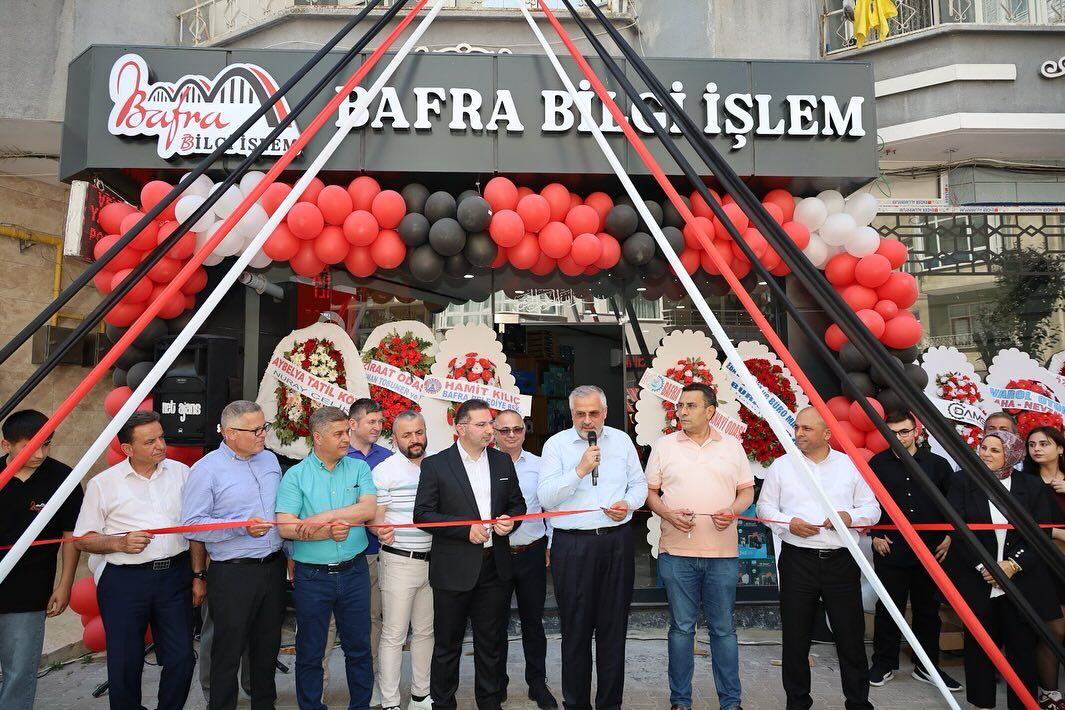 ''Bafra Bilgi İşlem'' İşyeri Hizmete Açıldı (13)