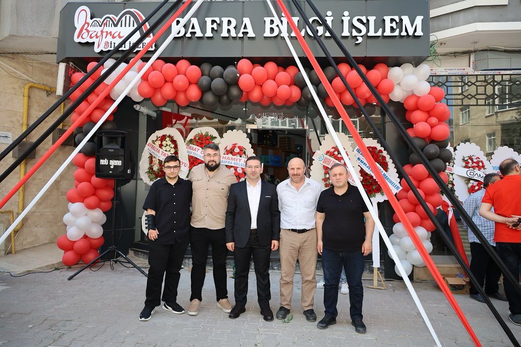 ''Bafra Bilgi İşlem'' İşyeri Hizmete Açıldı (3)