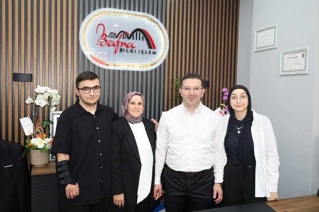 ''Bafra Bilgi İşlem'' İşyeri Hizmete Açıldı (6)