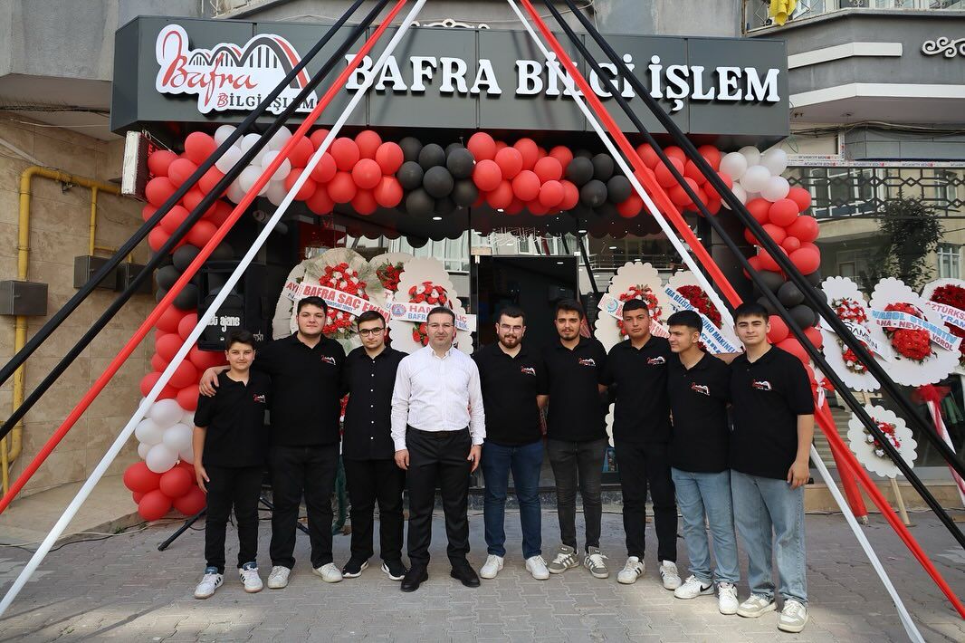 ''Bafra Bilgi İşlem'' İşyeri Hizmete Açıldı (7)