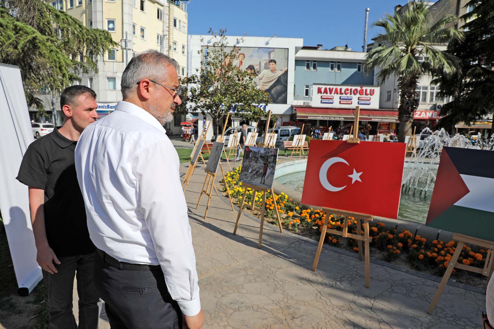 Bafra’da “Gazze’nin Sesi Ol” Fotoğraf Sergisi Açıldı (2)