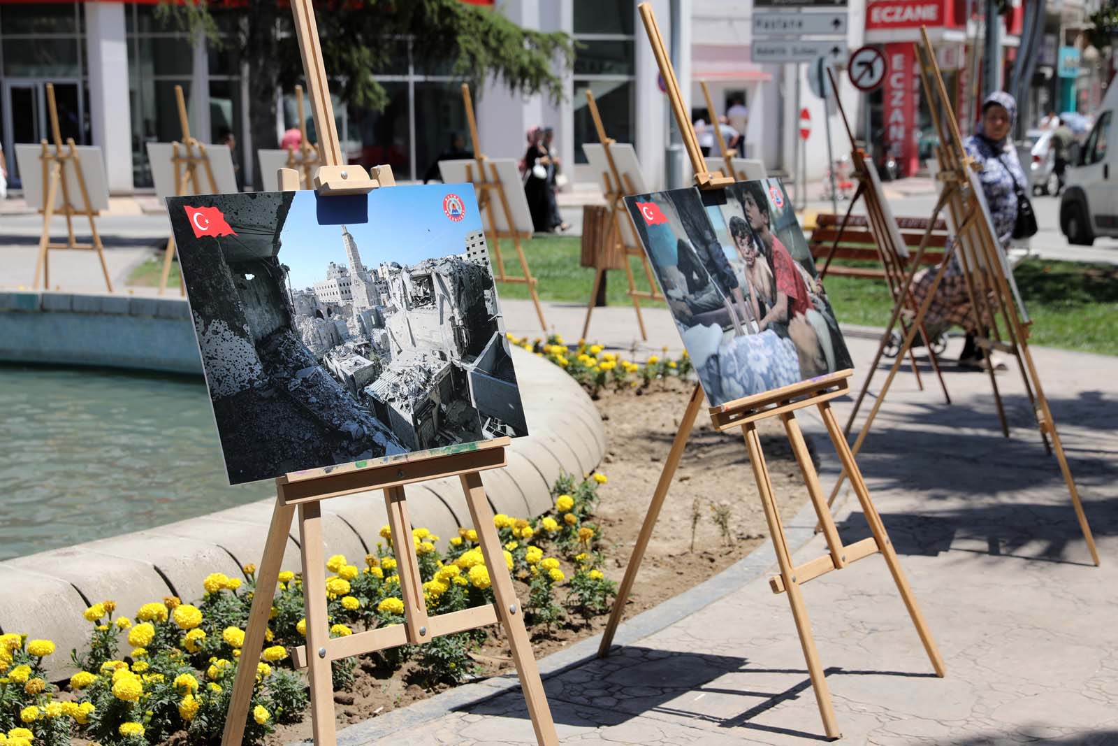 Bafra’da “Gazze’nin Sesi Ol” Fotoğraf Sergisi Açıldı (5)