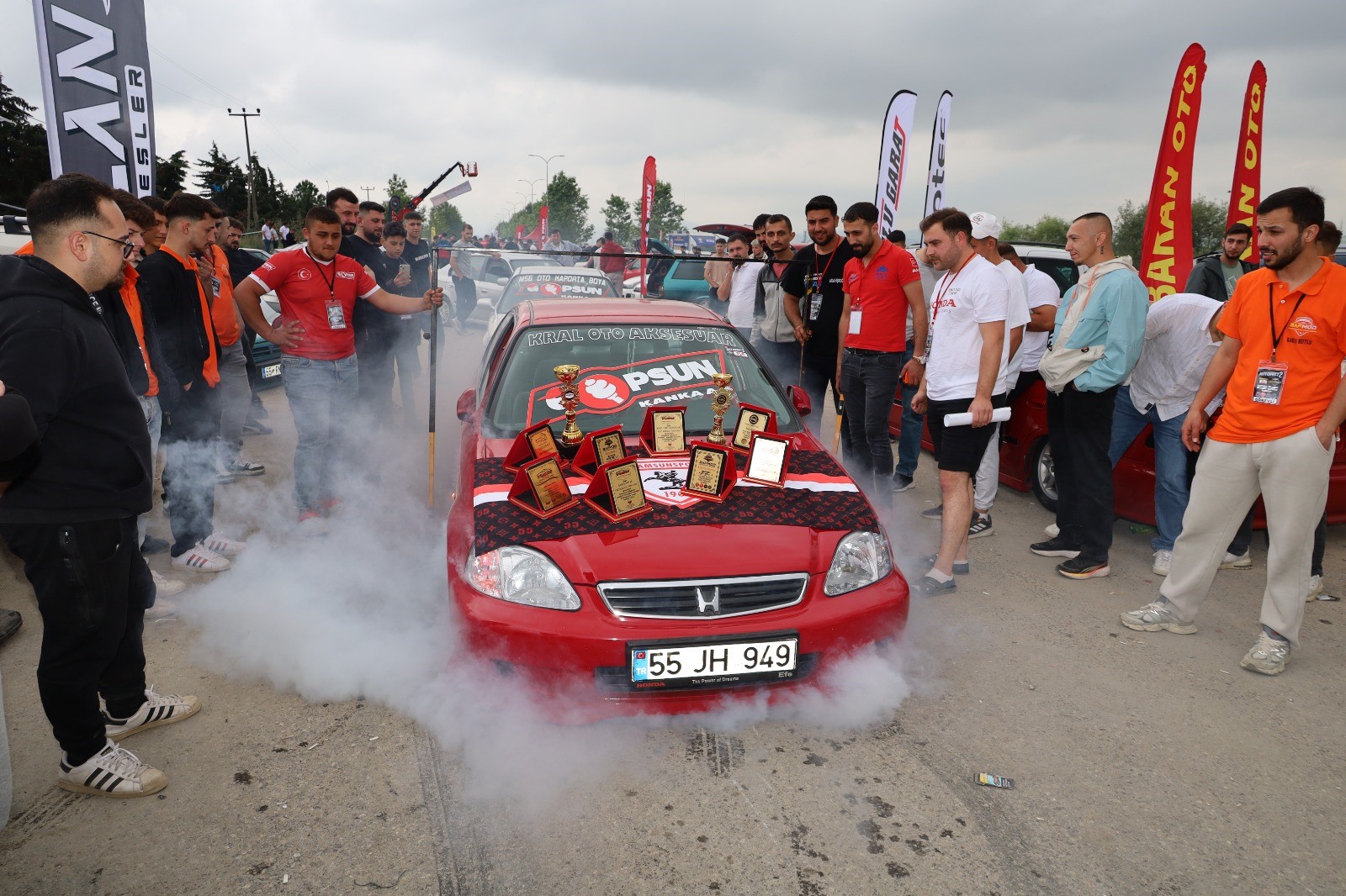 Bafra'da Modifiye Rüzgarı 500 Araç Sergilendi (2)