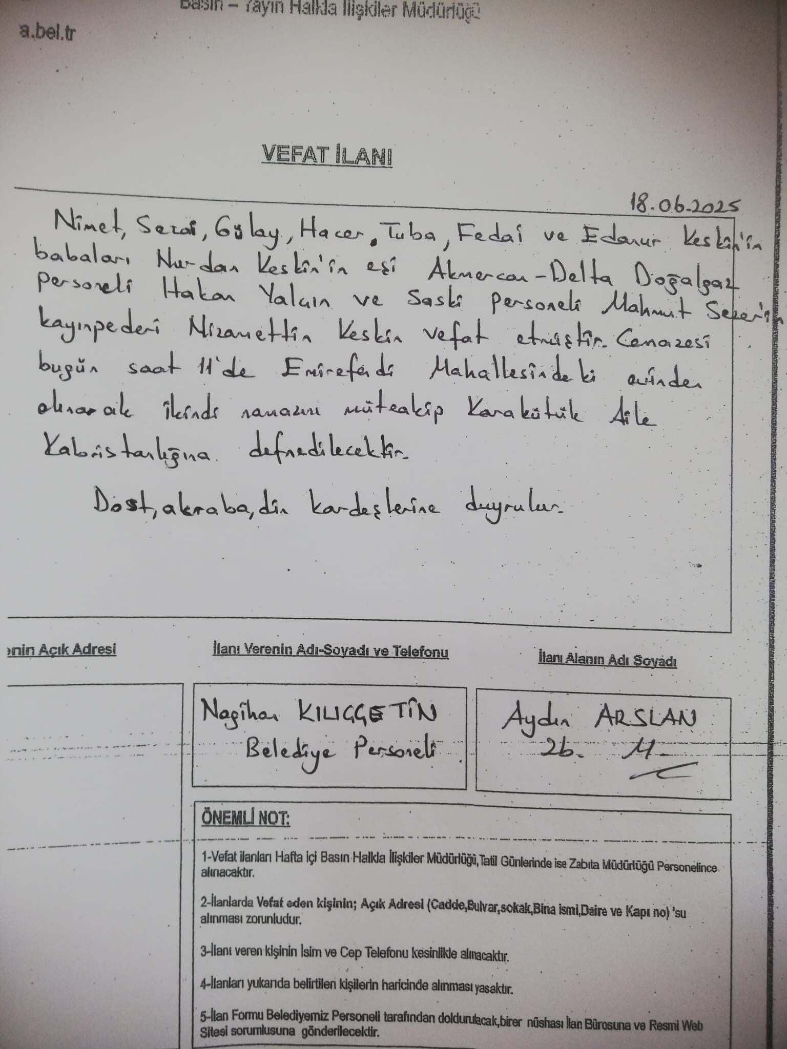 Bafra'da Vefat Edenler (4)-9