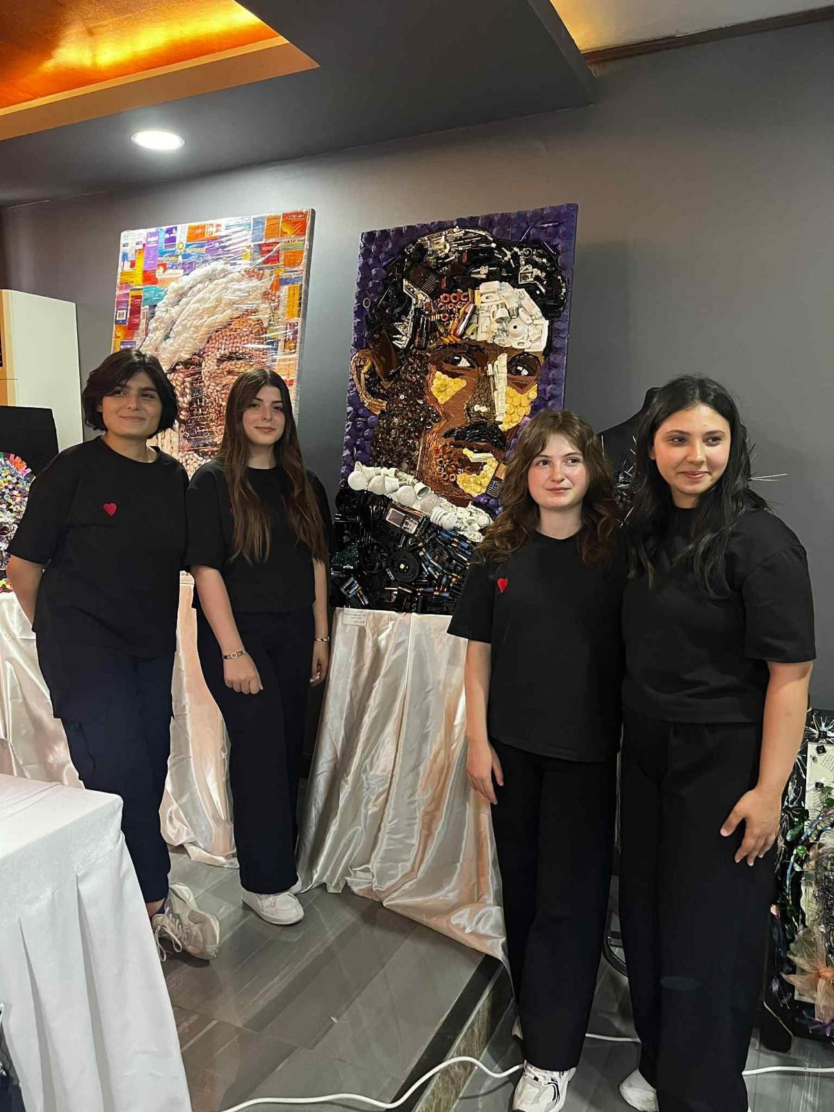 Samsunlu Öğrencilerden Sıfır Atıkla Sanat Yarışmasında Türkiye Birinciliği (1)