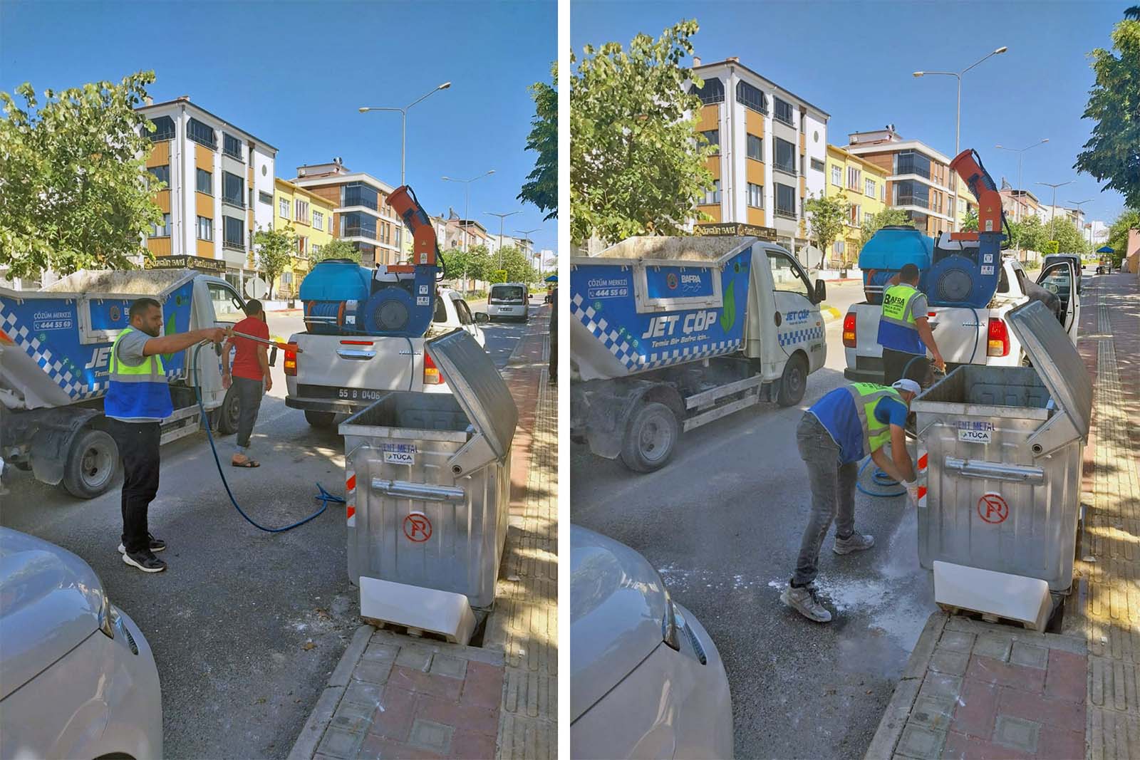 Bafra Belediyesi Ekipleri “Temiz Çevre” İçin Sahada (2)