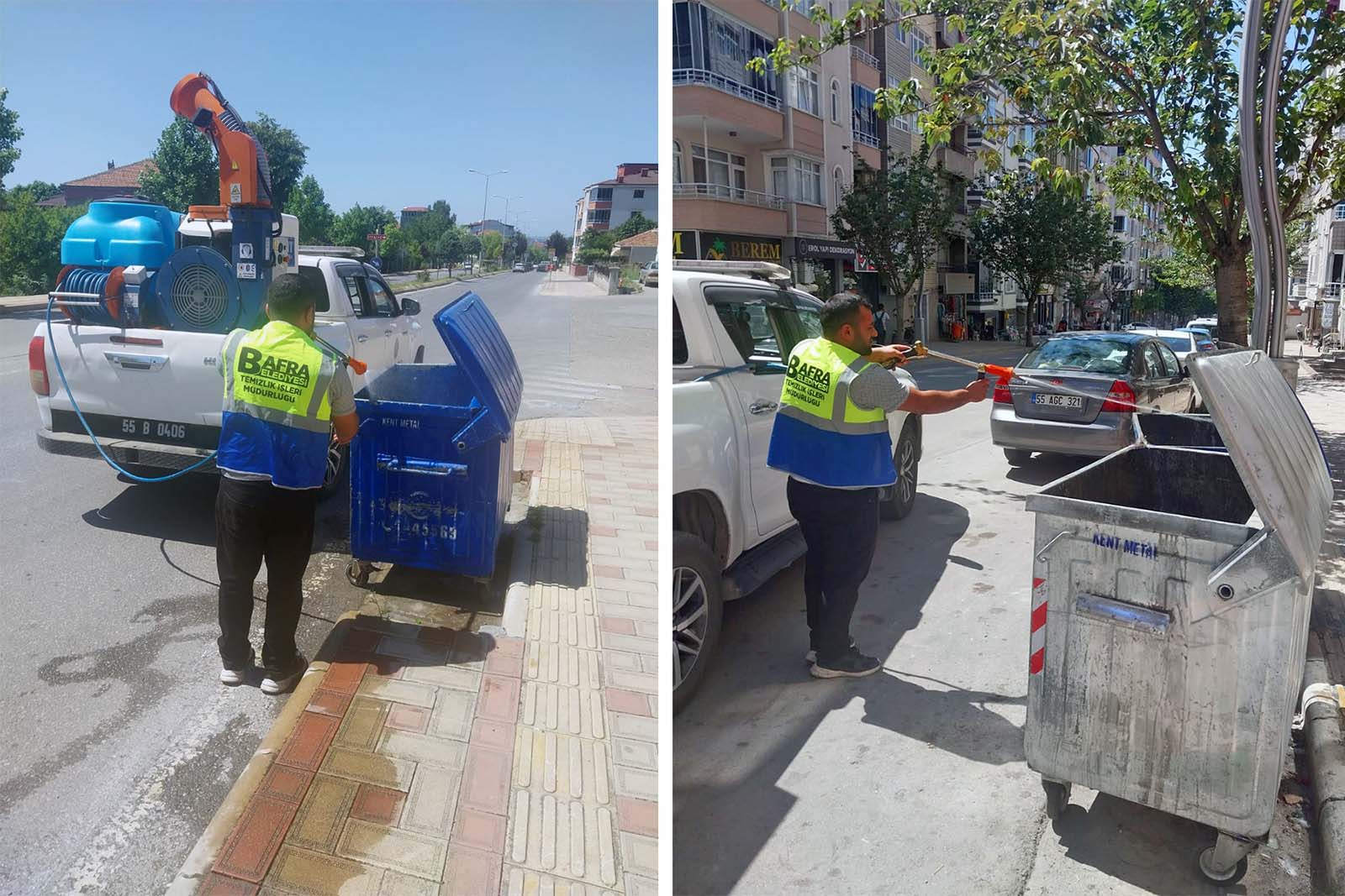 Bafra Belediyesi Ekipleri “Temiz Çevre” İçin Sahada (3)