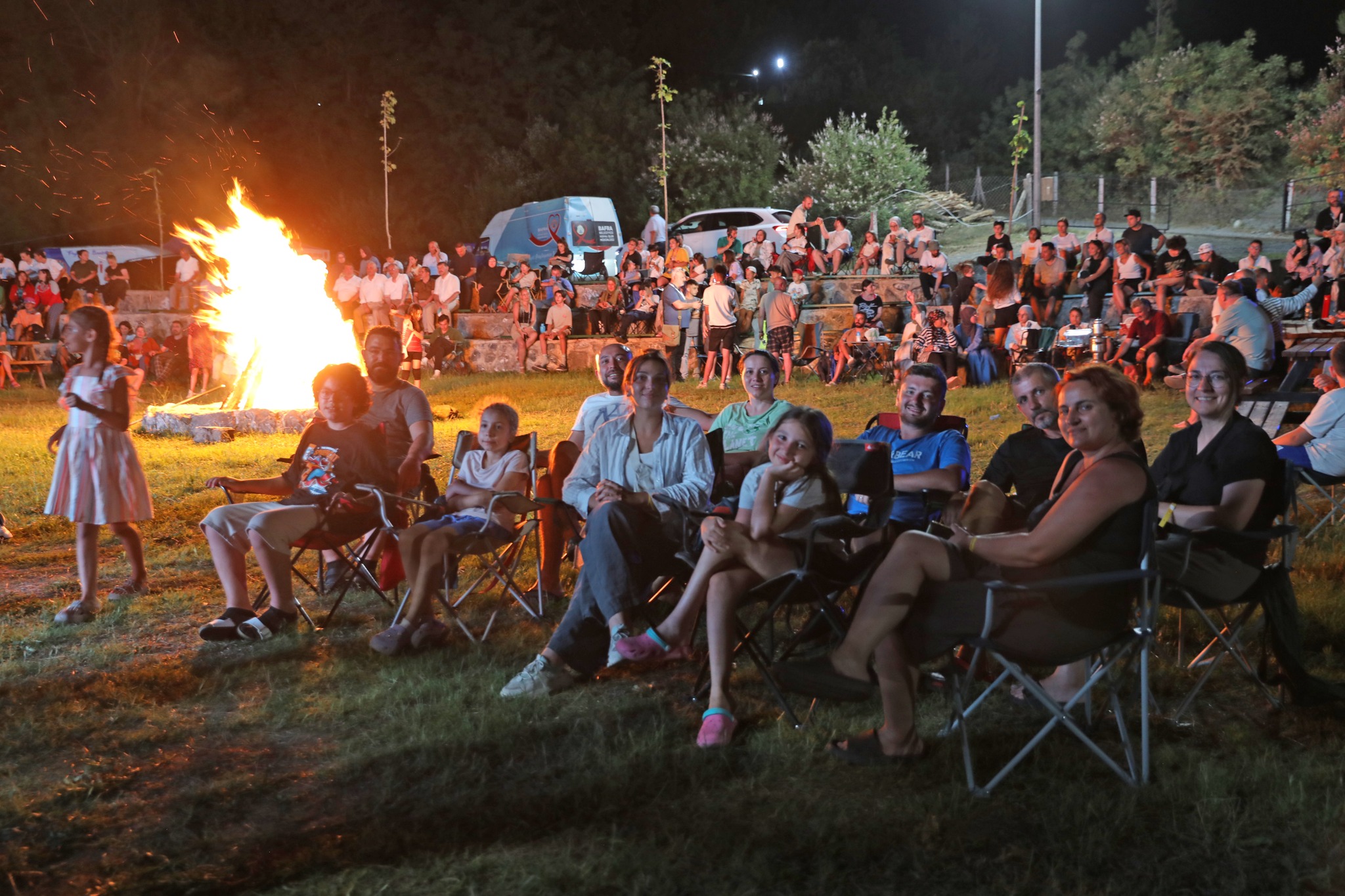 Bafra Kapıkayafest’te Geleneksel Kamp Ateşi Yakıldı (5)