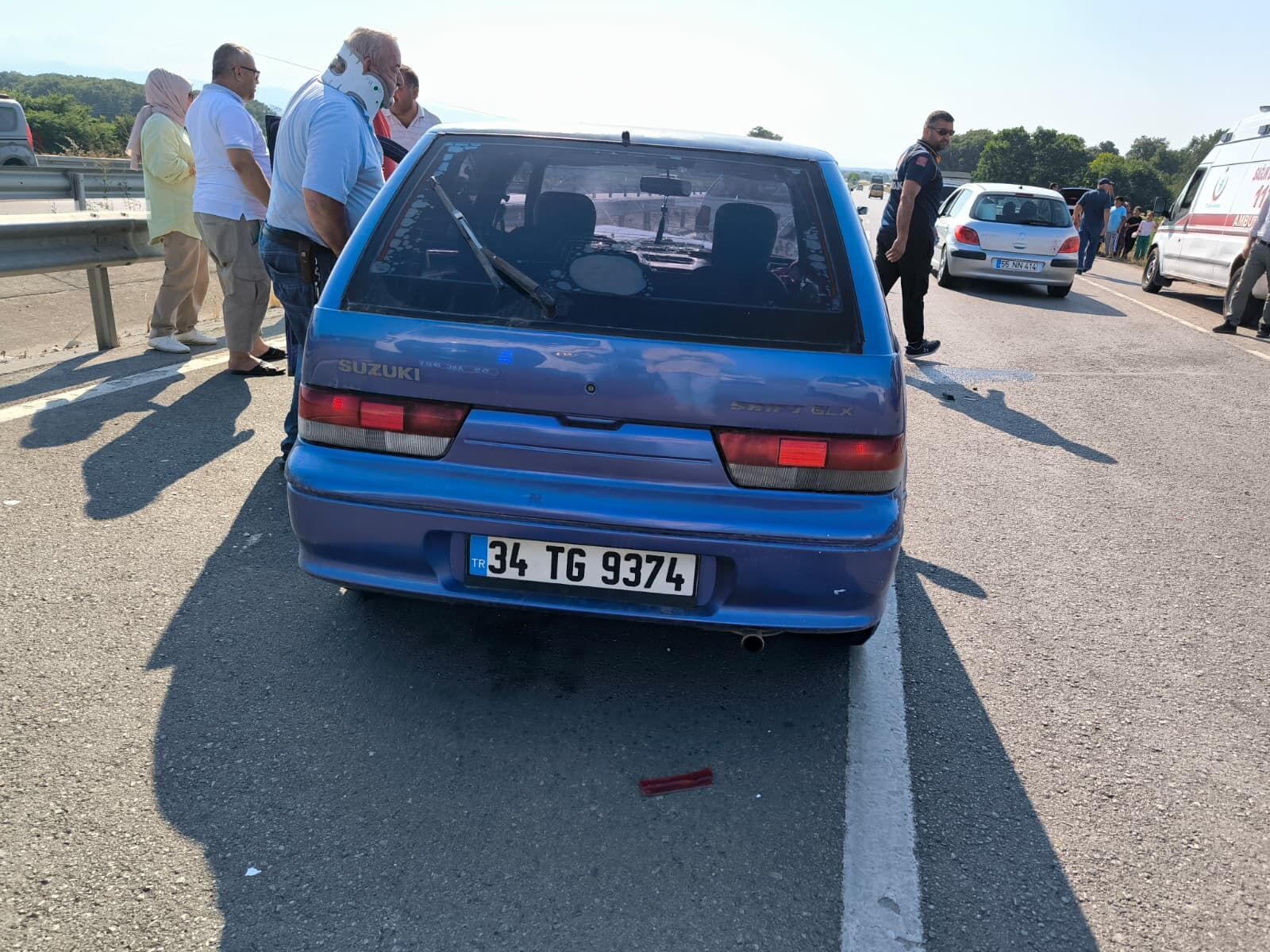 Alaçam Yolu Üzerinde Trafik Kazası (2)