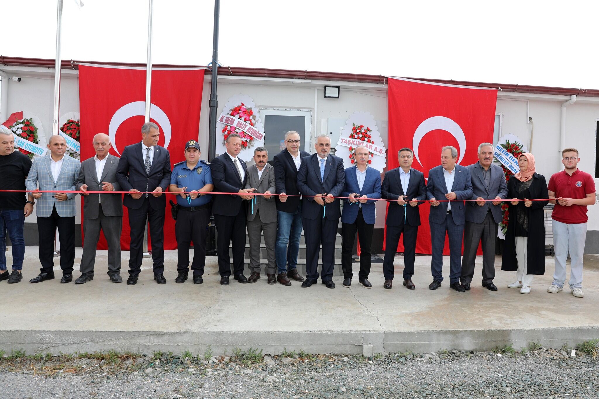 Bafra’da Kamyon Ve Tır Garajı Hizmete Açıldı (1)