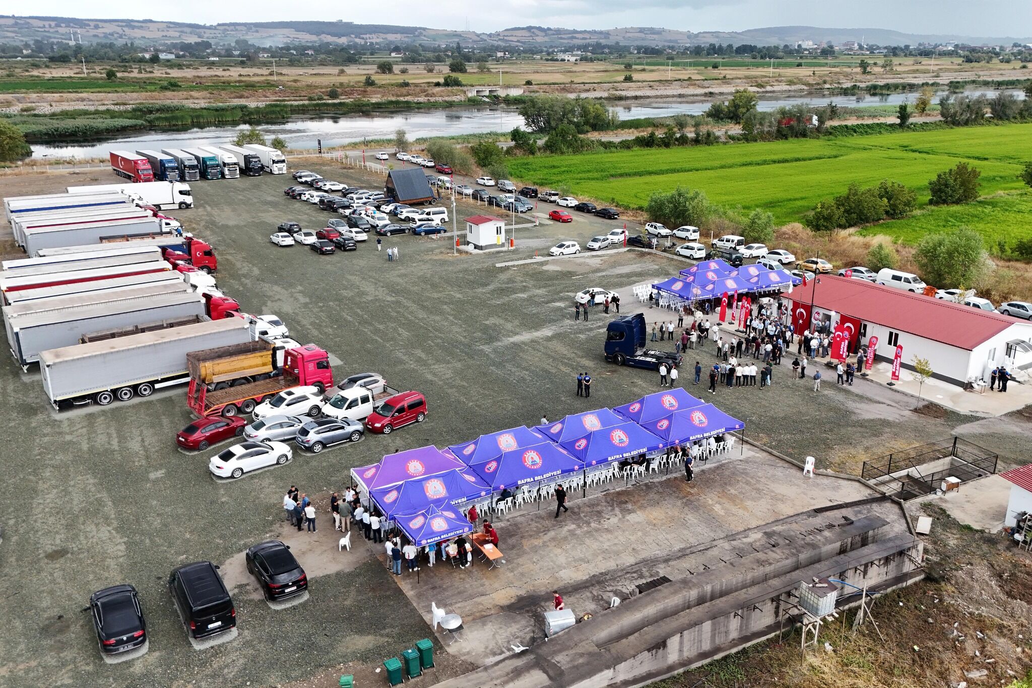 Bafra’da Kamyon Ve Tır Garajı Hizmete Açıldı (4)
