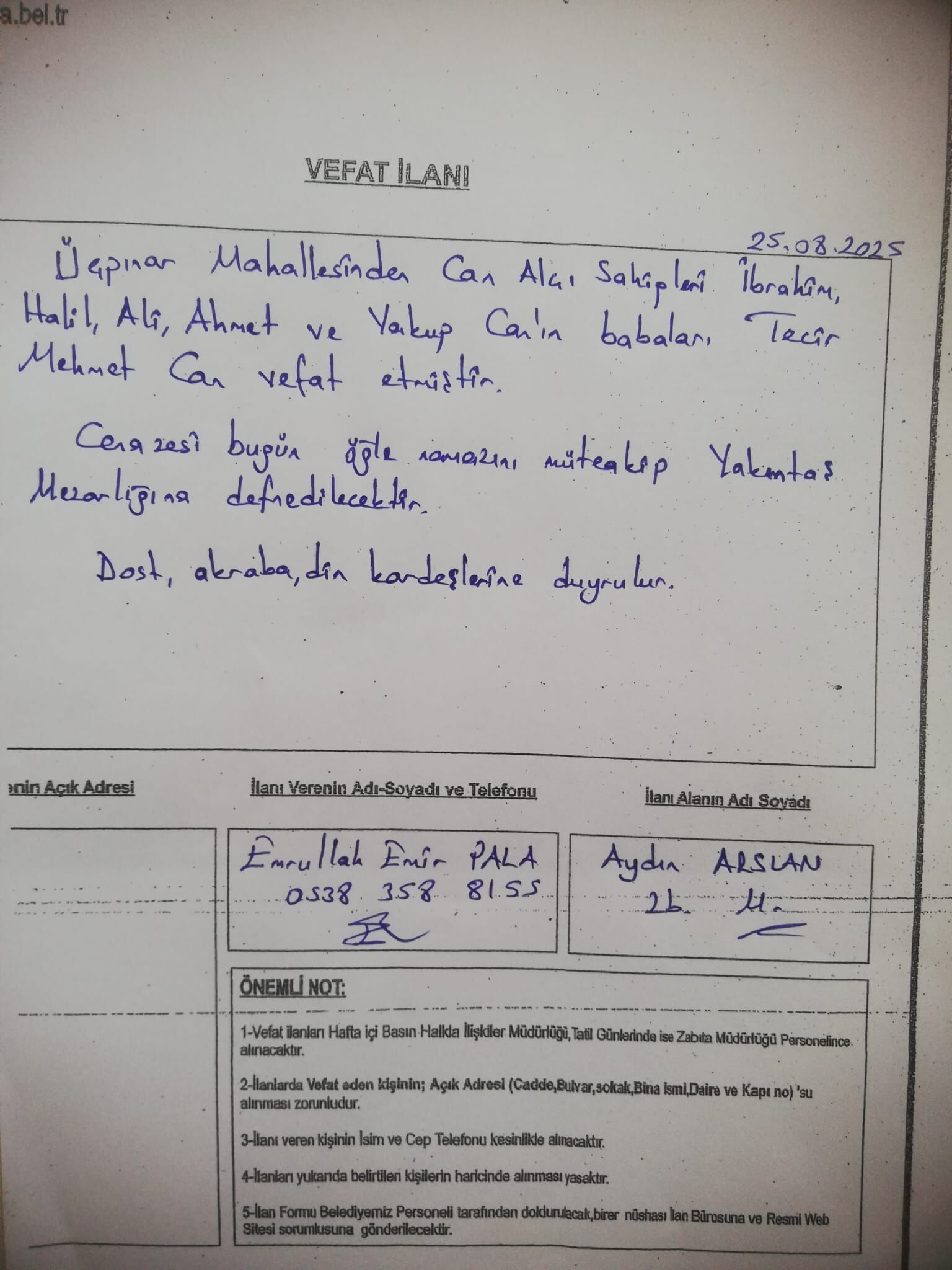 Bafra'da Vefat Edenler (4)-10