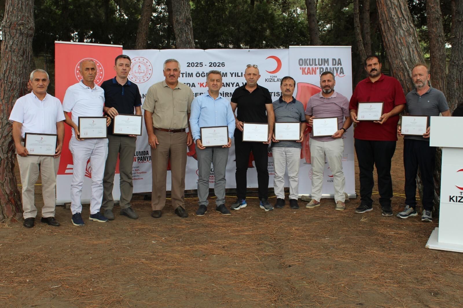 Samsun’da Okul Müdürlerine Kan Bağışı Kampanyası Teşekkür Belgesi (6)