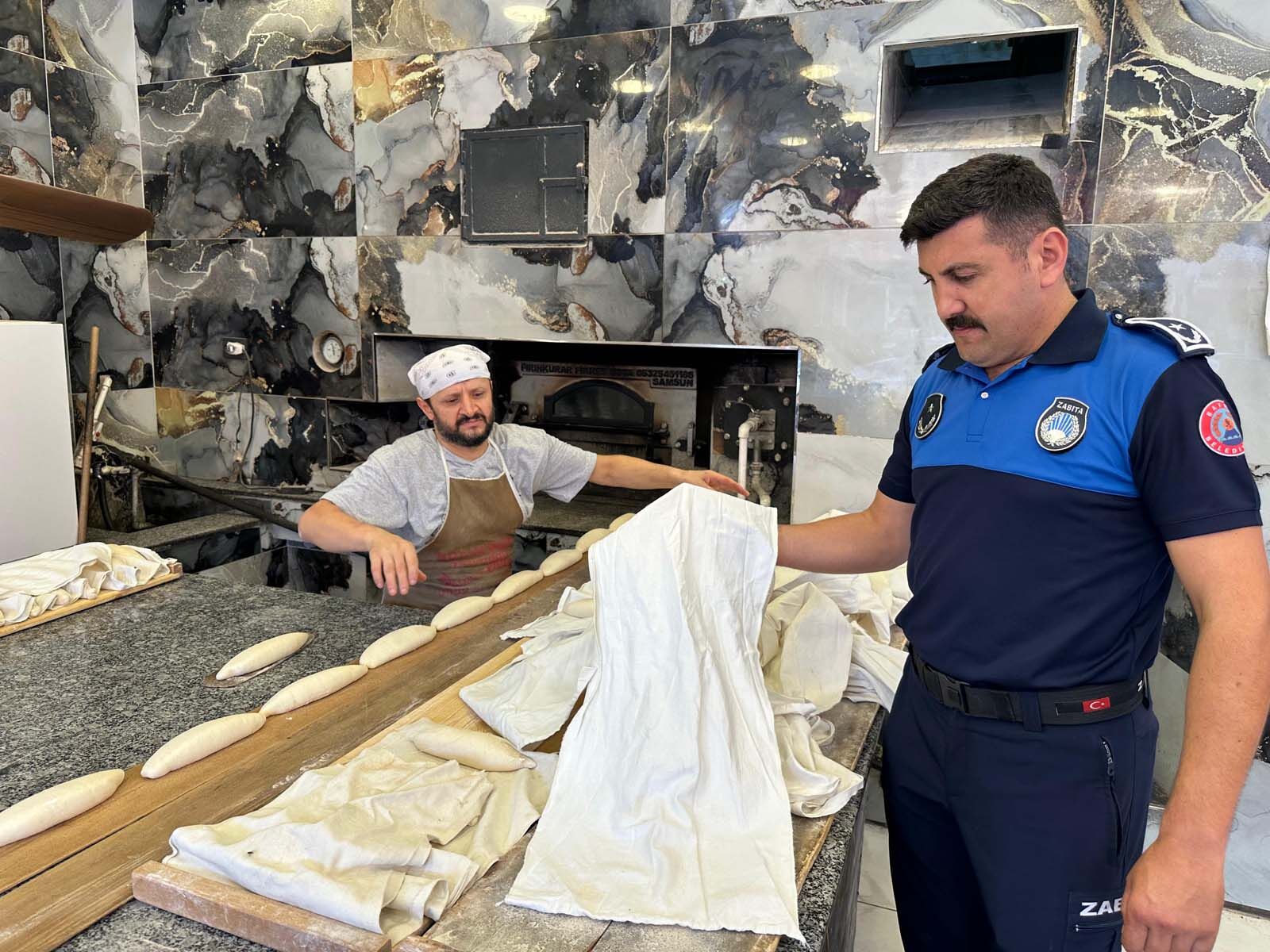 Bafra Belediyesi Zabıta Ekiplerinin Fırın Denetimi Sürüyor (5)