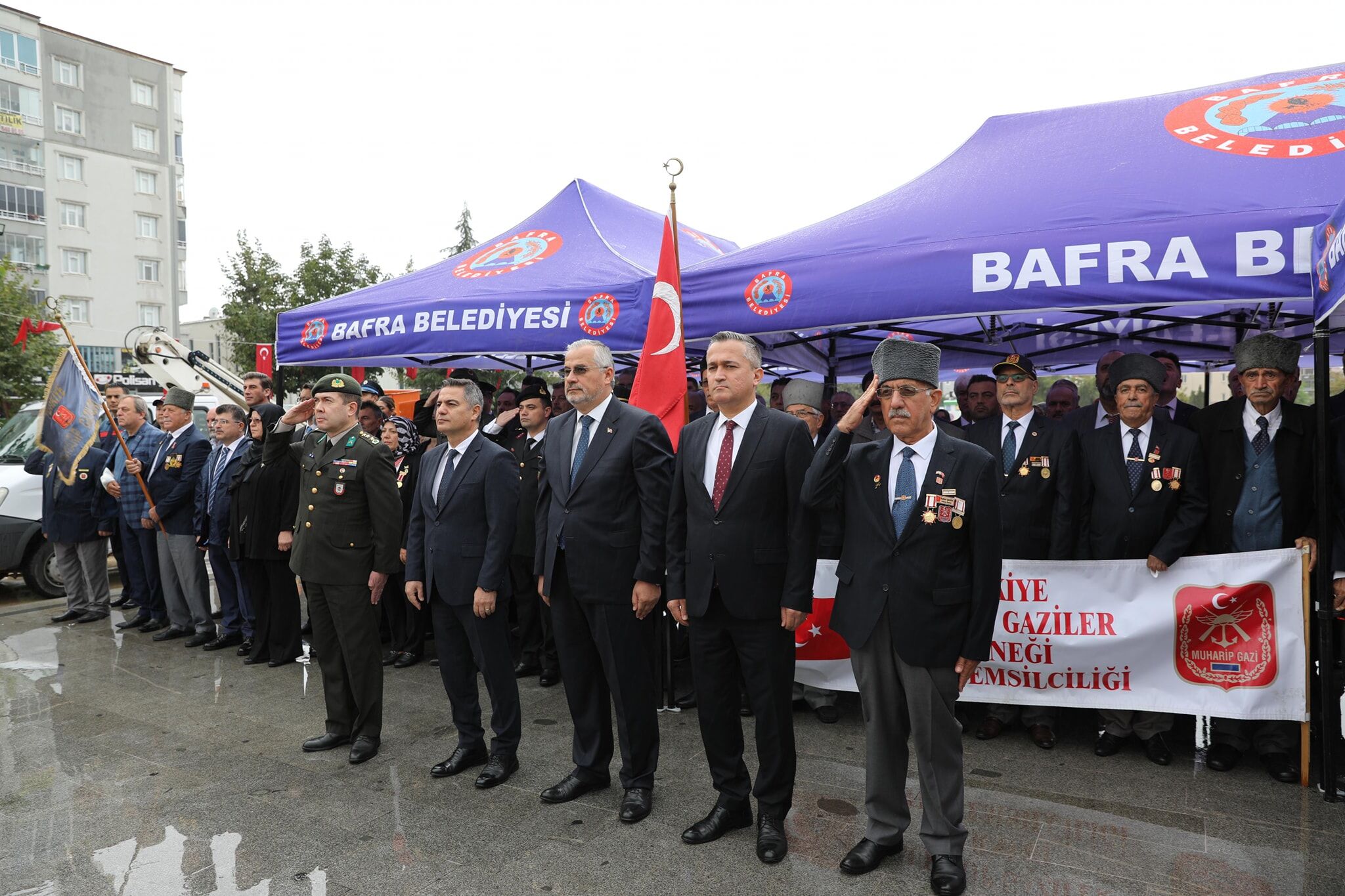 Bafra’da 19 Eylül Gaziler Günü Töreni (2)