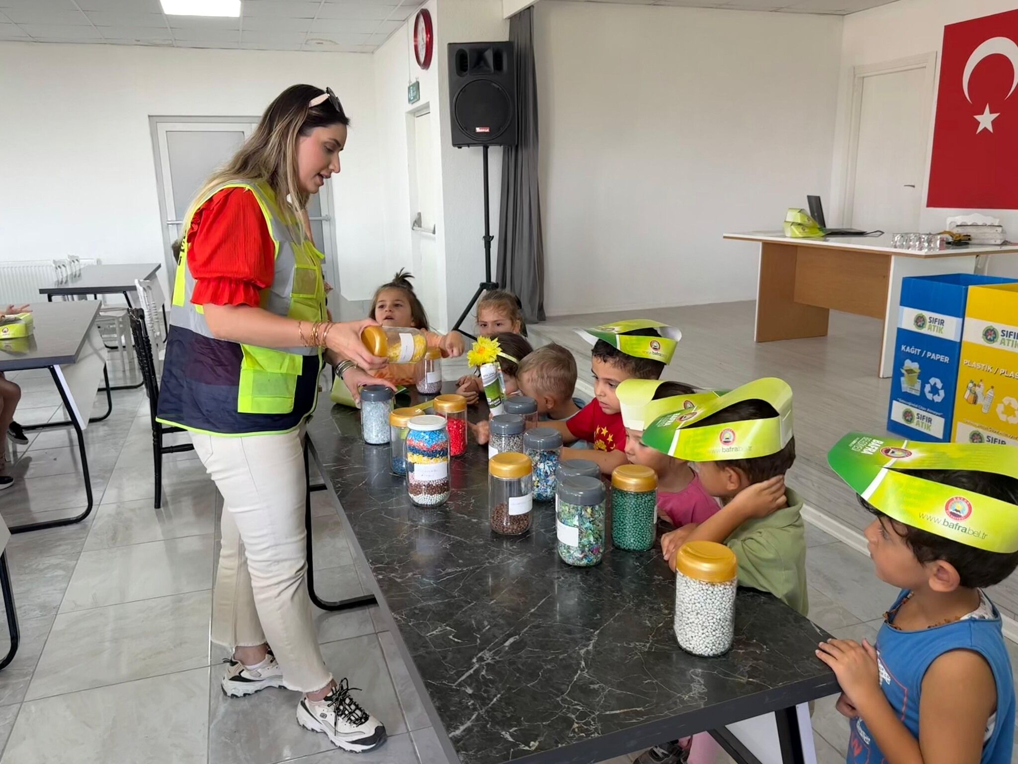 Bafra’da “Sıfır Atık” Bilinci Minik Yüreklerde Filizleniyor (1)-1