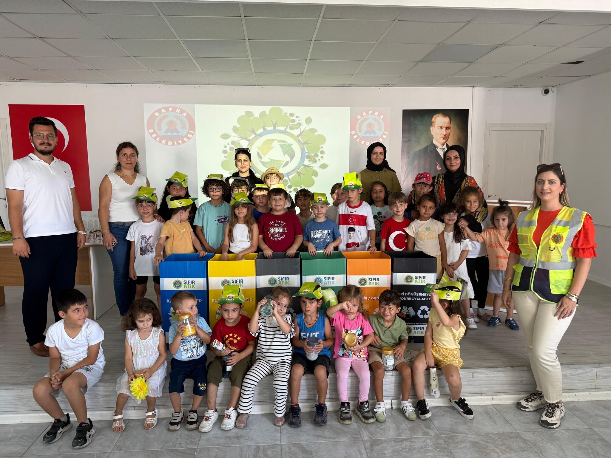 Bafra’da “Sıfır Atık” Bilinci Minik Yüreklerde Filizleniyor (2)-1