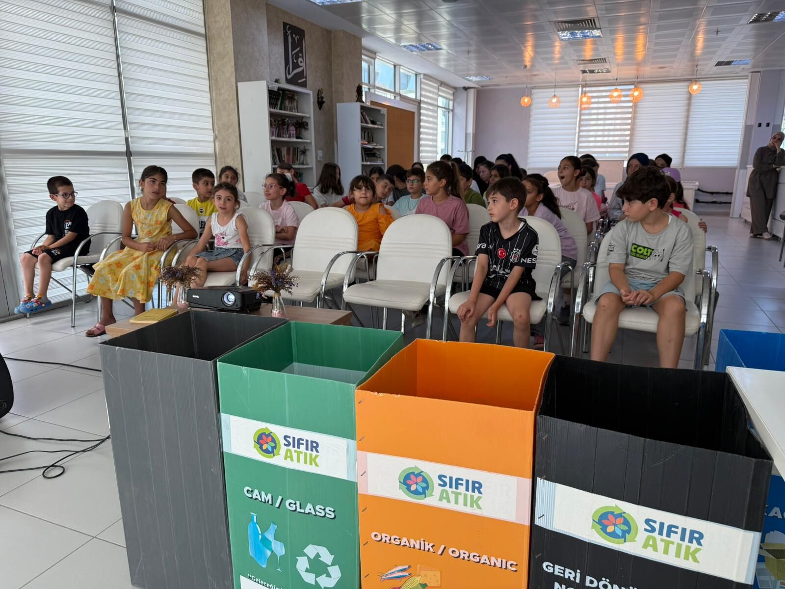 Bafra’da “Sıfır Atık” Bilinci Minik Yüreklerde Filizleniyor (5)
