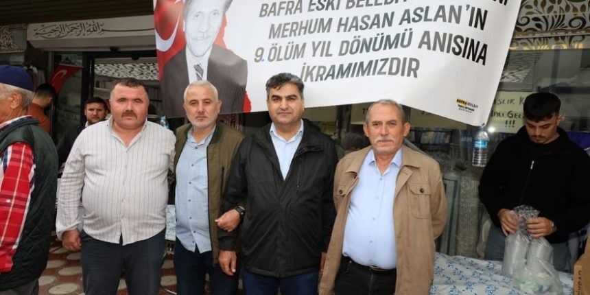 Efsane Başkan Merhum Hasan Aslan Için Lokma Dağıtıldı (1)