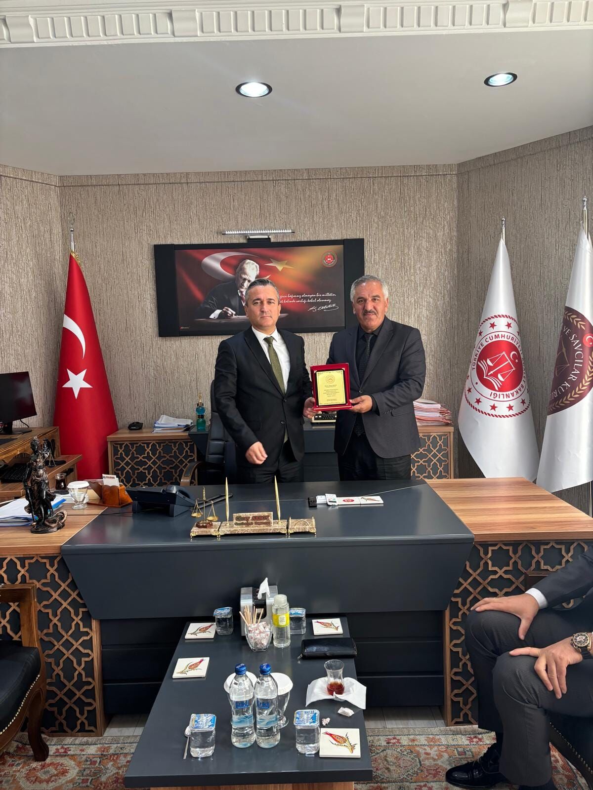 Milli Eğitim Müdürü Mehmet Değirmenci’den Bafra Cumhuriyet Başsavcısı Olcay Aksoy’a Ziyaret-1