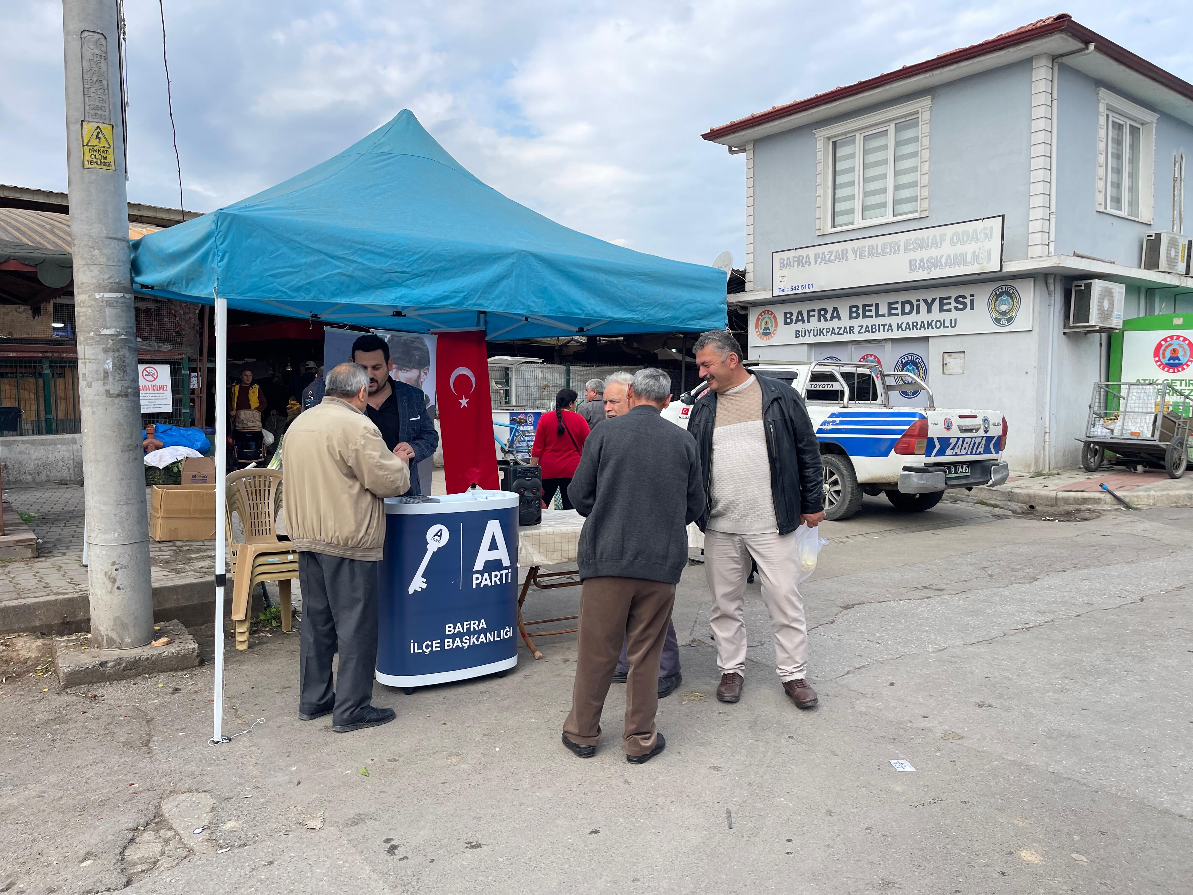 Anahtar Parti Bafra Teşkilatı Sahada Halkla Buluşmaya Devam Ediyor (11)