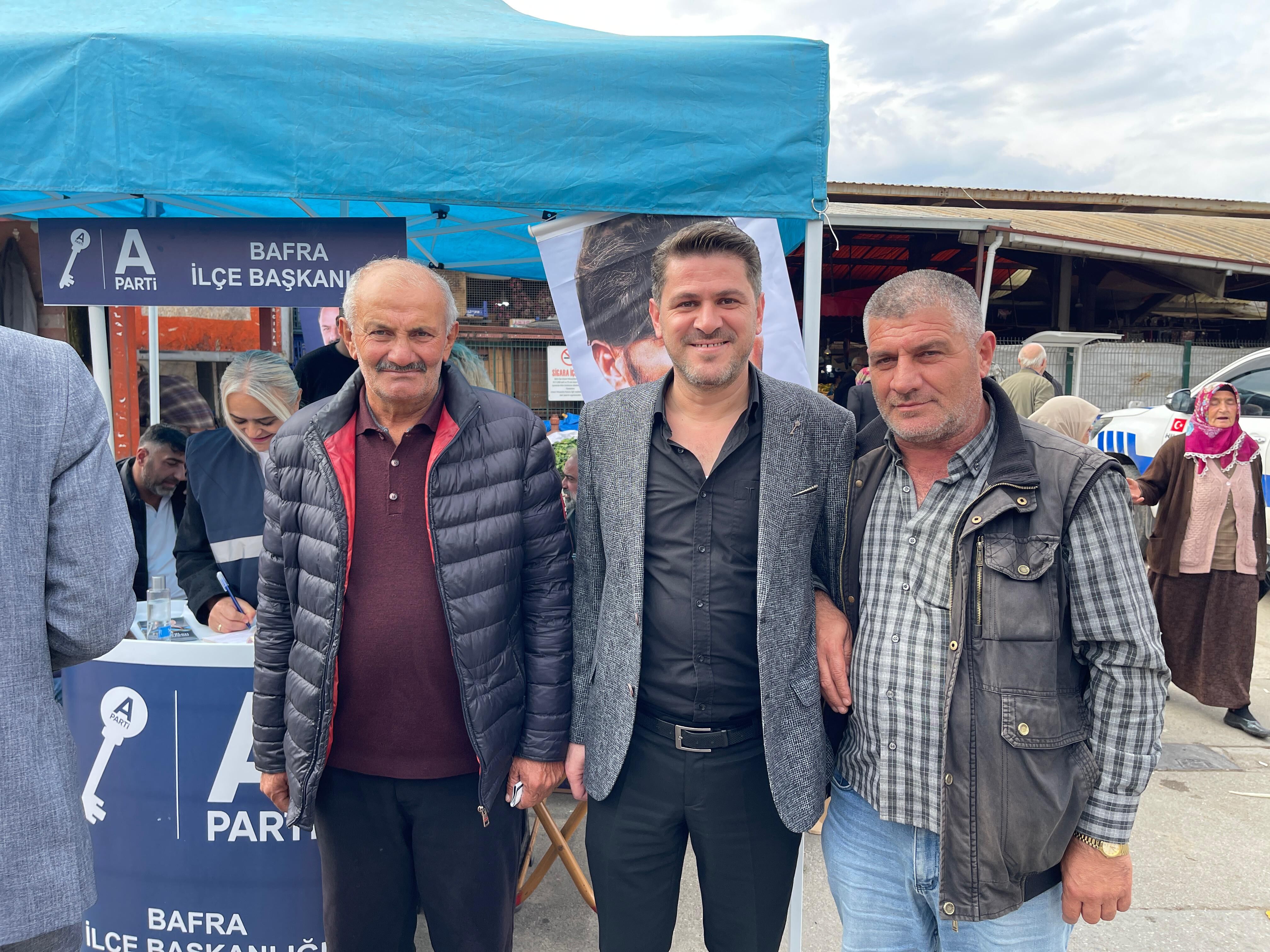 Anahtar Parti Bafra Teşkilatı Sahada Halkla Buluşmaya Devam Ediyor (2)