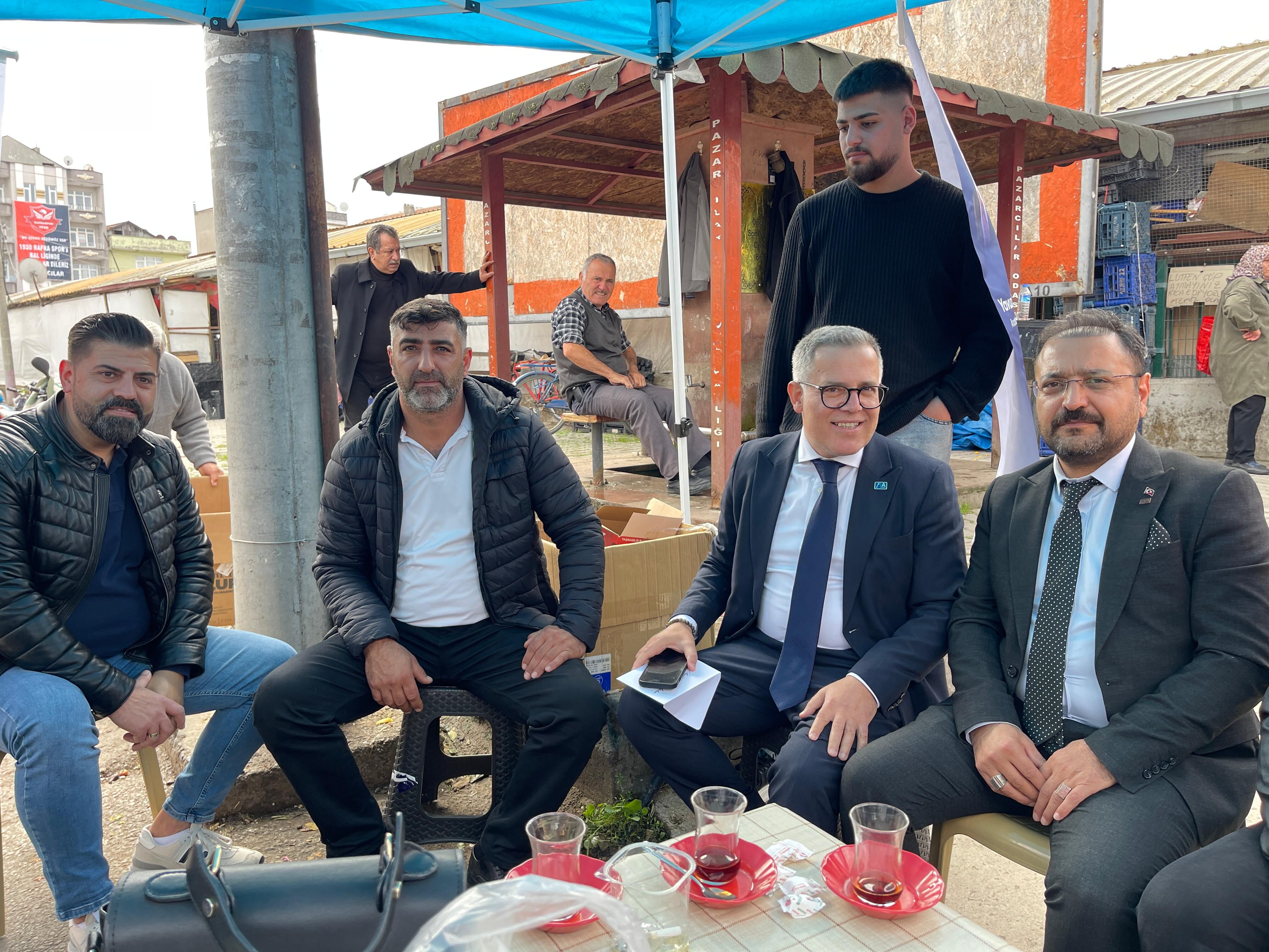Anahtar Parti Bafra Teşkilatı Sahada Halkla Buluşmaya Devam Ediyor (3)