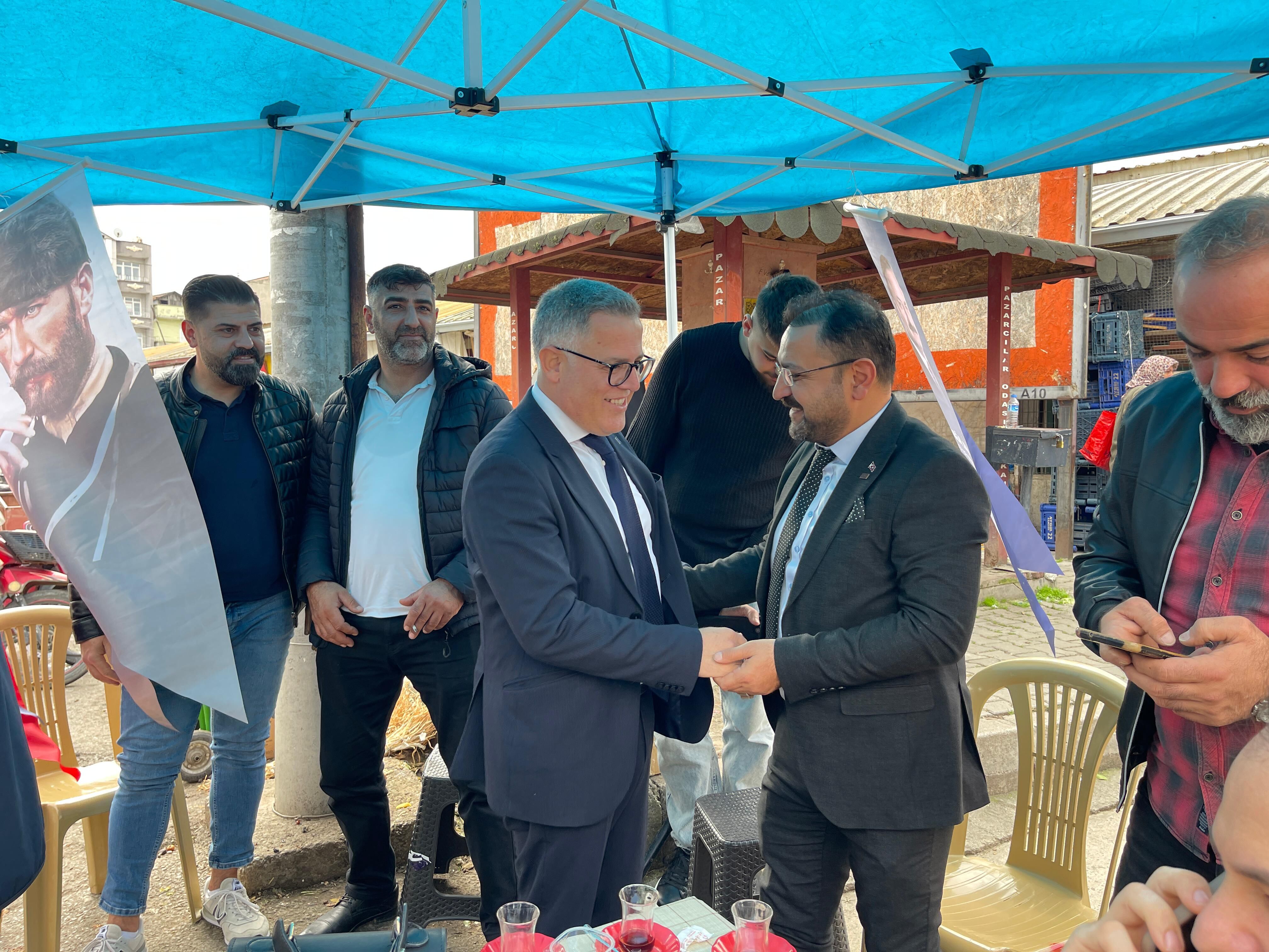 Anahtar Parti Bafra Teşkilatı Sahada Halkla Buluşmaya Devam Ediyor (5)