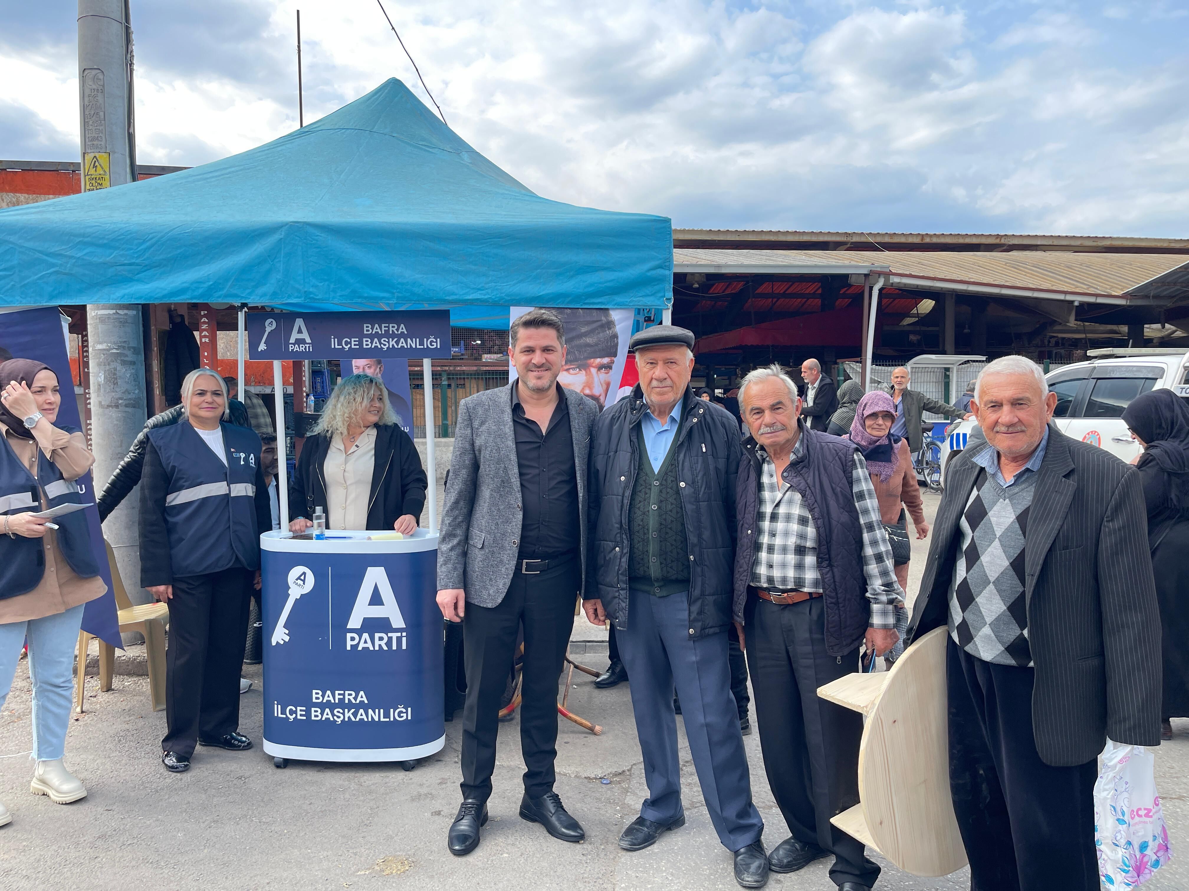 Anahtar Parti Bafra Teşkilatı Sahada Halkla Buluşmaya Devam Ediyor (6)