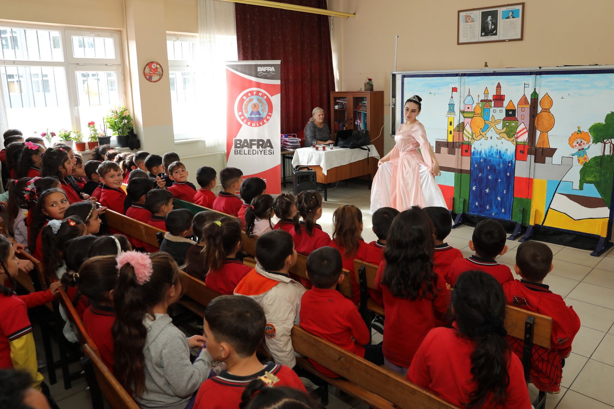 Bafra Belediyesi ''Çocuk Tiyatrosunu'' Öğrencilerin Ayağına Götürüldü (2)